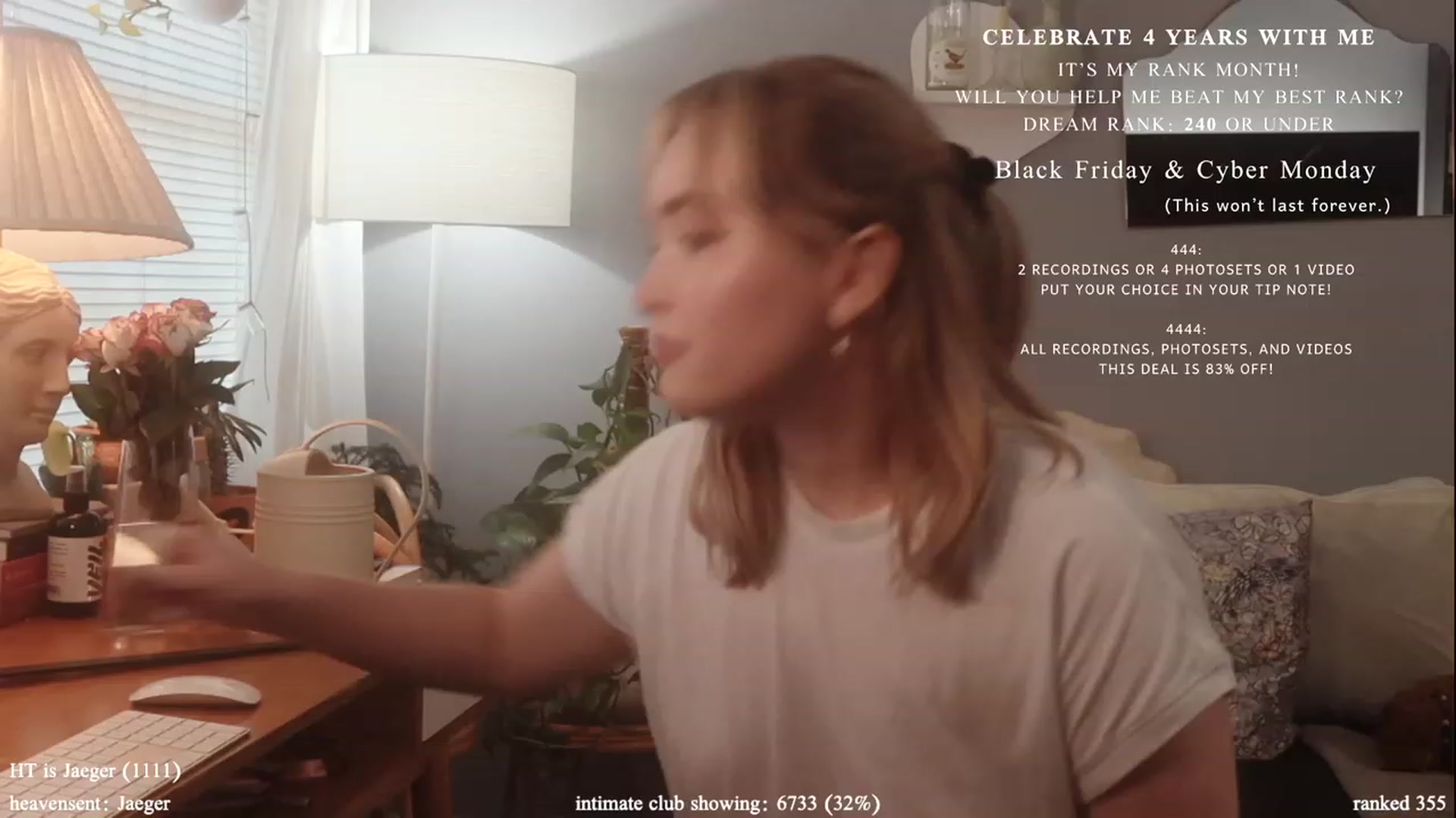 Gallery image thumbnail from daddyissues's myfreecams stream on, 11/27/2023, 19:08 image 4 of 20