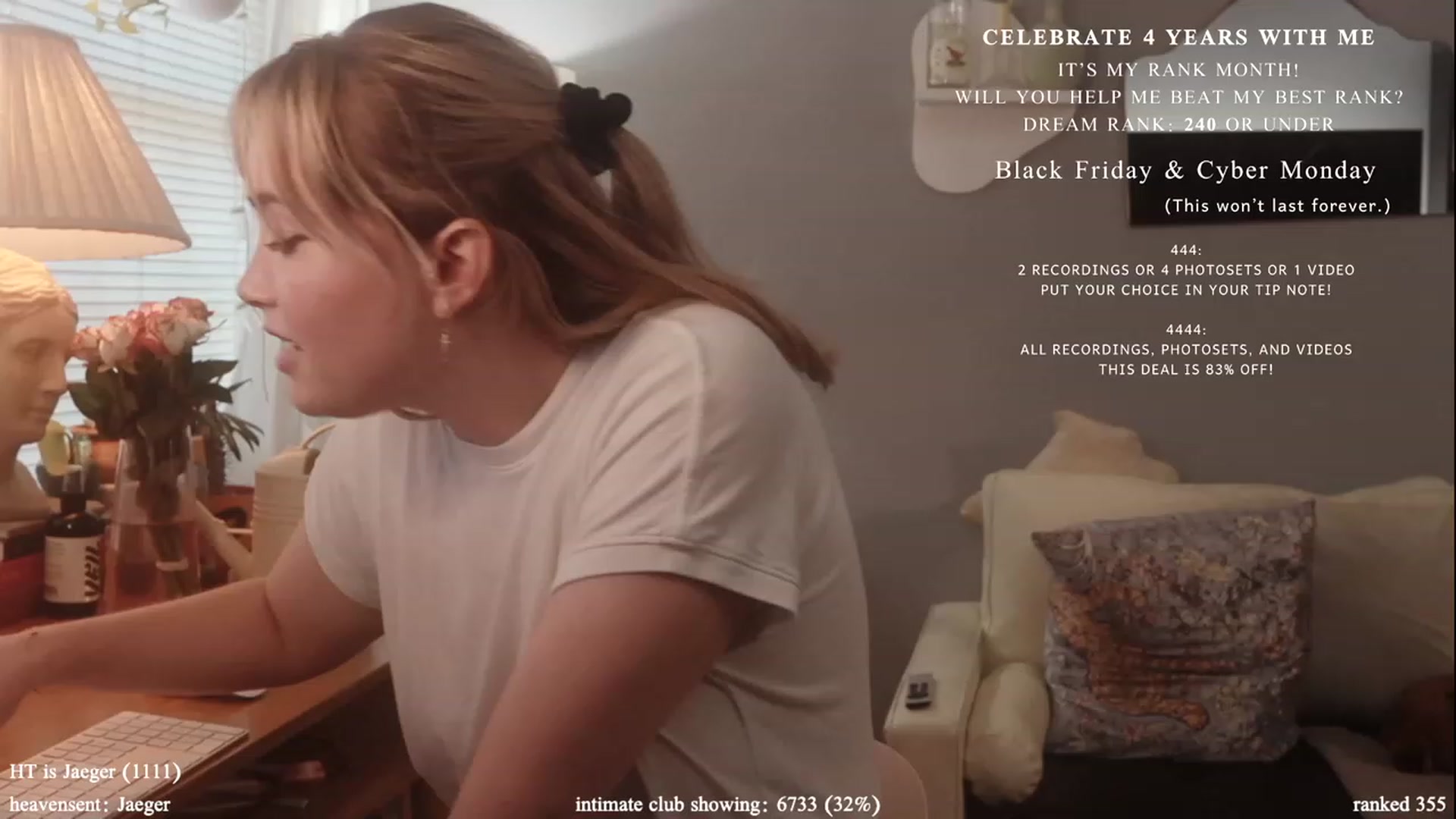 Gallery image thumbnail from daddyissues's myfreecams stream on, 11/27/2023, 19:08 image 2 of 20