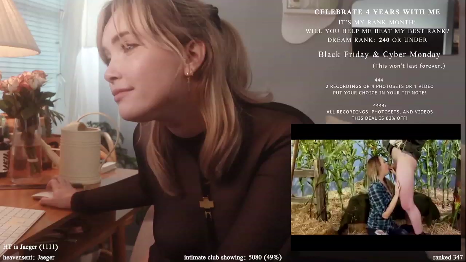 Gallery image thumbnail from daddyissues's myfreecams stream on, 11/27/2023, 21:42 image 11 of 20