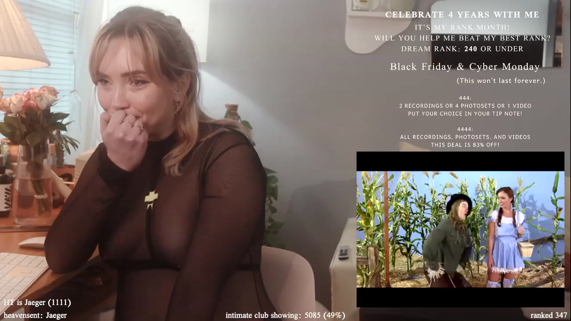 Gallery image thumbnail from daddyissues's myfreecams stream on, 11/27/2023, 21:42 image 8 of 20