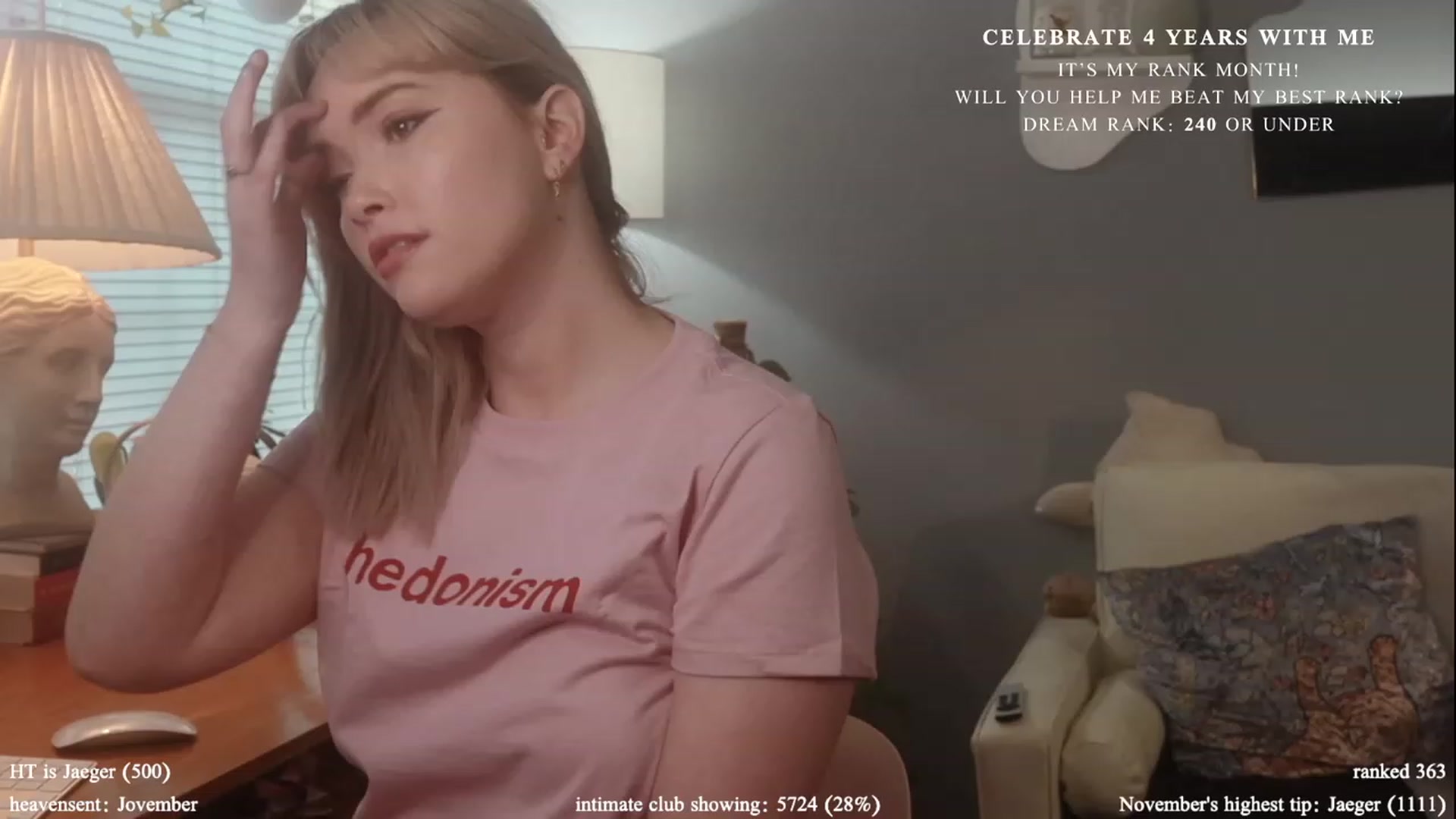 Gallery image thumbnail from daddyissues's myfreecams stream on, 11/30/2023, 19:55 image 8 of 20