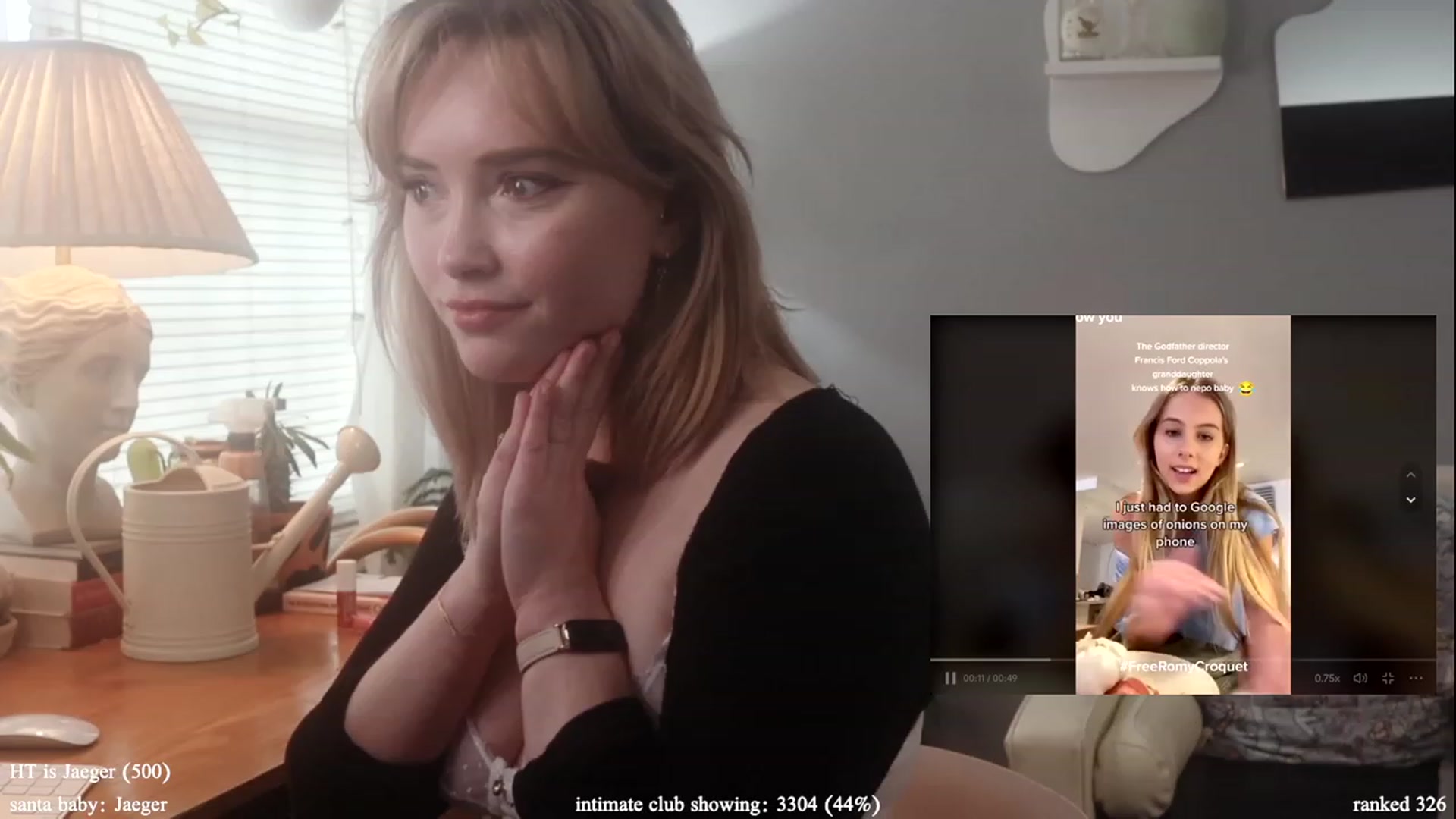 Gallery image thumbnail from daddyissues's myfreecams stream on, 12/01/2023, 21:15 image 4 of 20