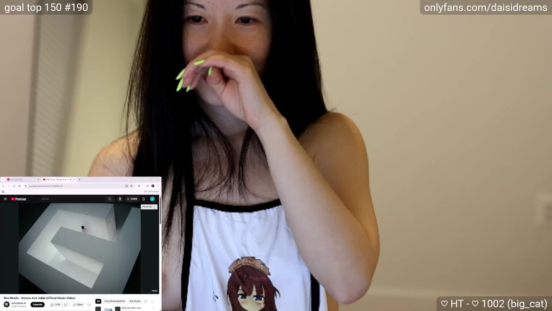 Gallery image thumbnail from daisipi3's myfreecams stream on, 03/22/2025, 06:52 image 4 of 20