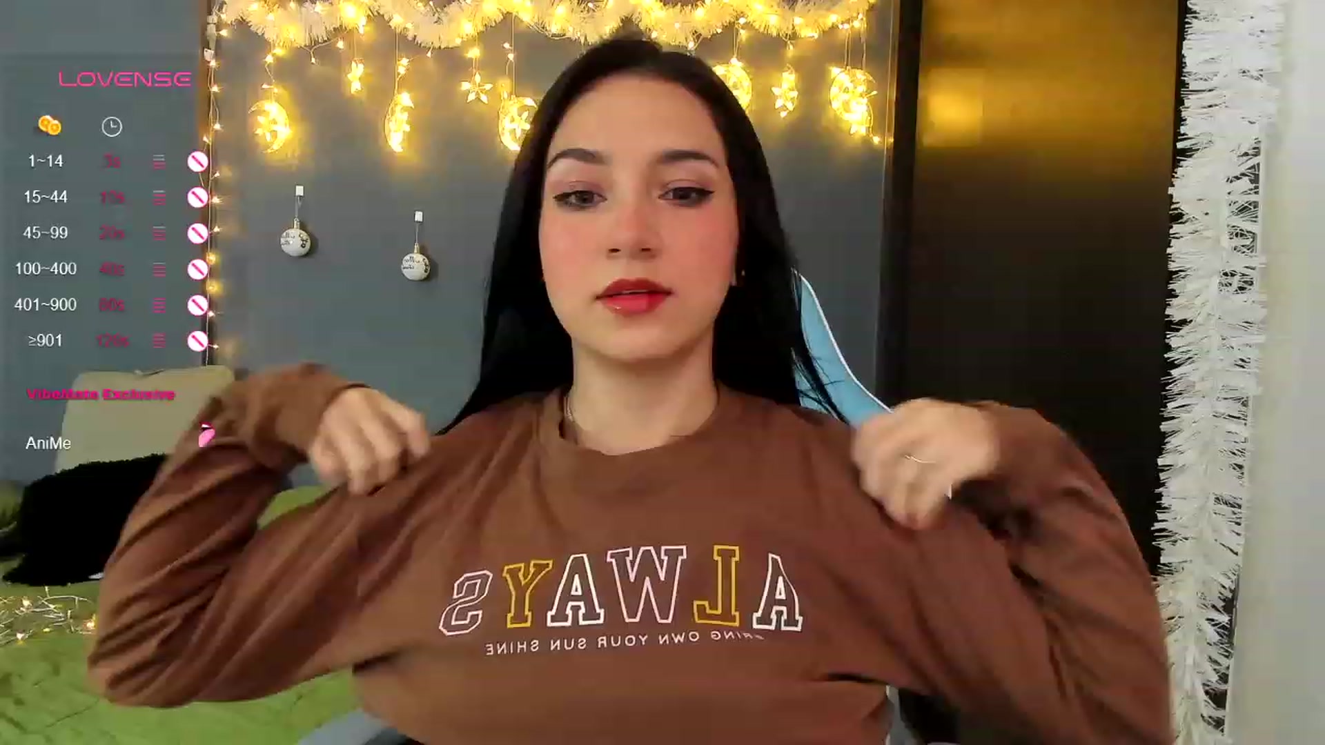Gallery image thumbnail from dariadiaz_'s myfreecams stream on, 12/16/2023, 20:07 image 4 of 20