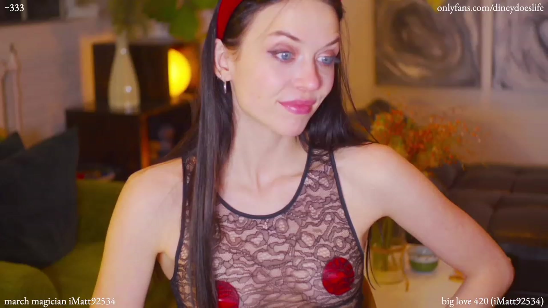 Gallery image thumbnail from diney_'s myfreecams stream on, 03/12/2023, 05:41 image 18 of 20