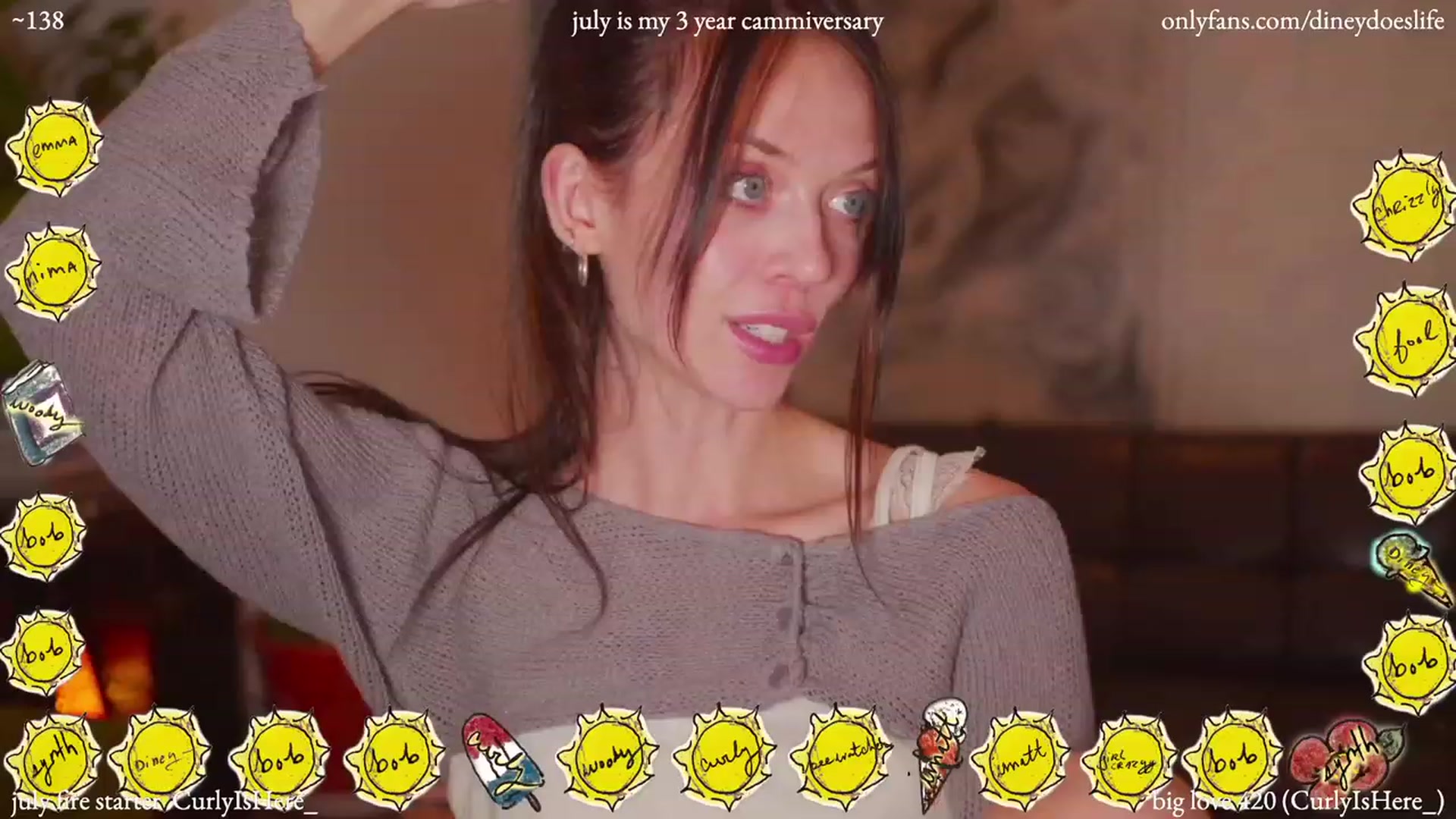 Gallery image thumbnail from diney_'s myfreecams stream on, 07/07/2023, 04:40 image 3 of 20