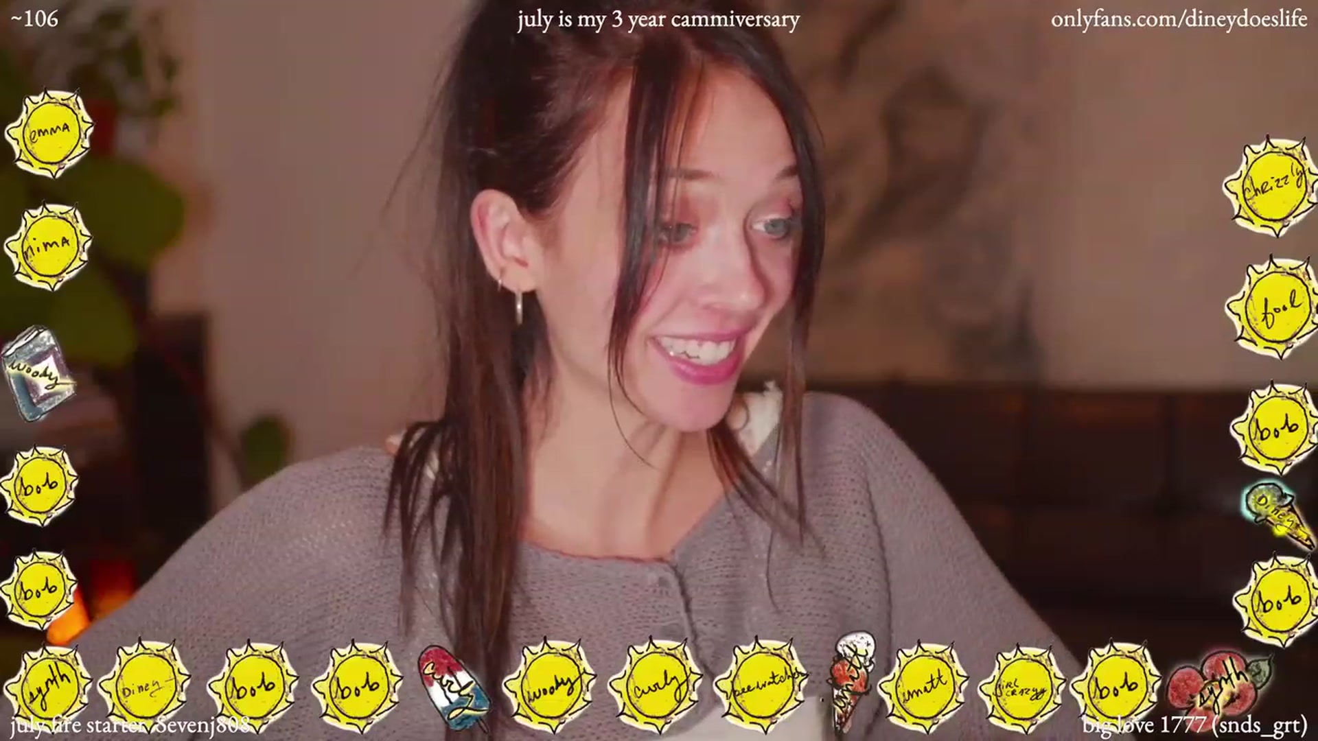 Gallery image thumbnail from diney_'s myfreecams stream on, 07/07/2023, 04:40 image 18 of 20