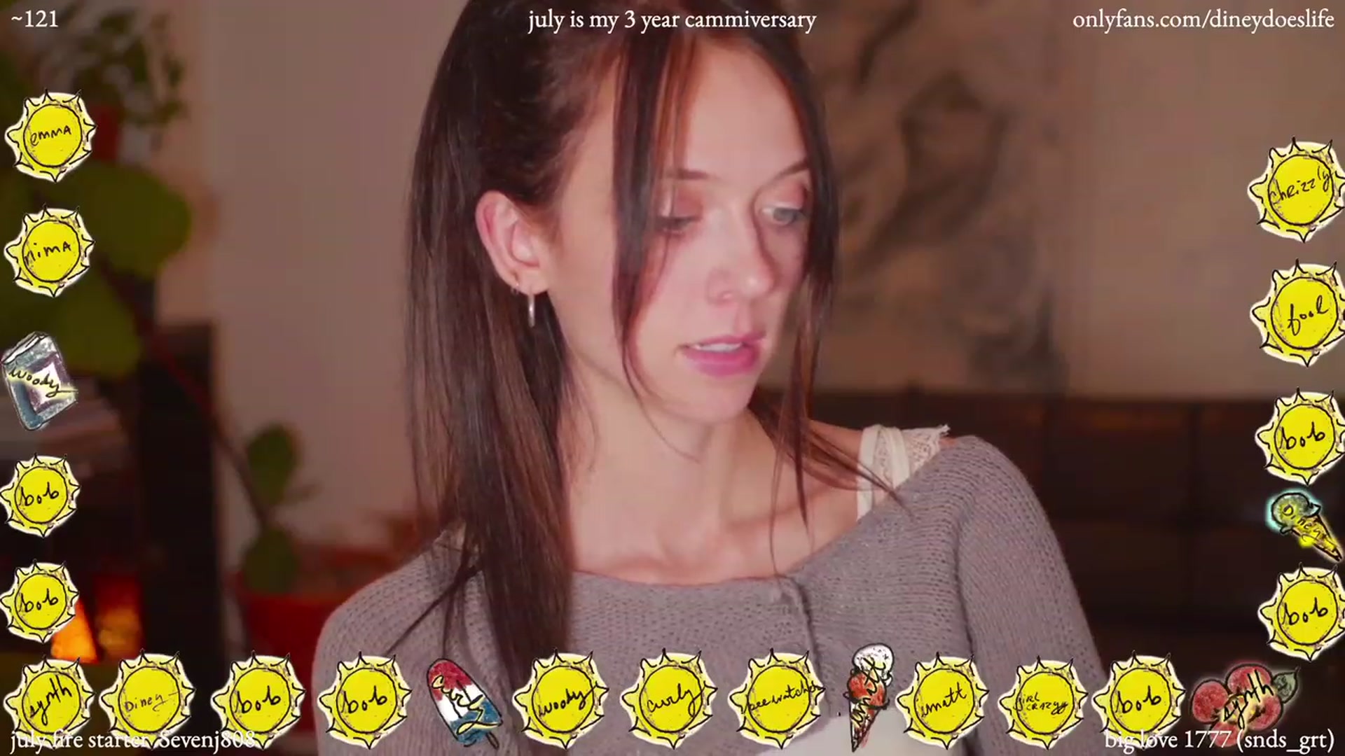 Gallery image thumbnail from diney_'s myfreecams stream on, 07/07/2023, 04:40 image 8 of 20