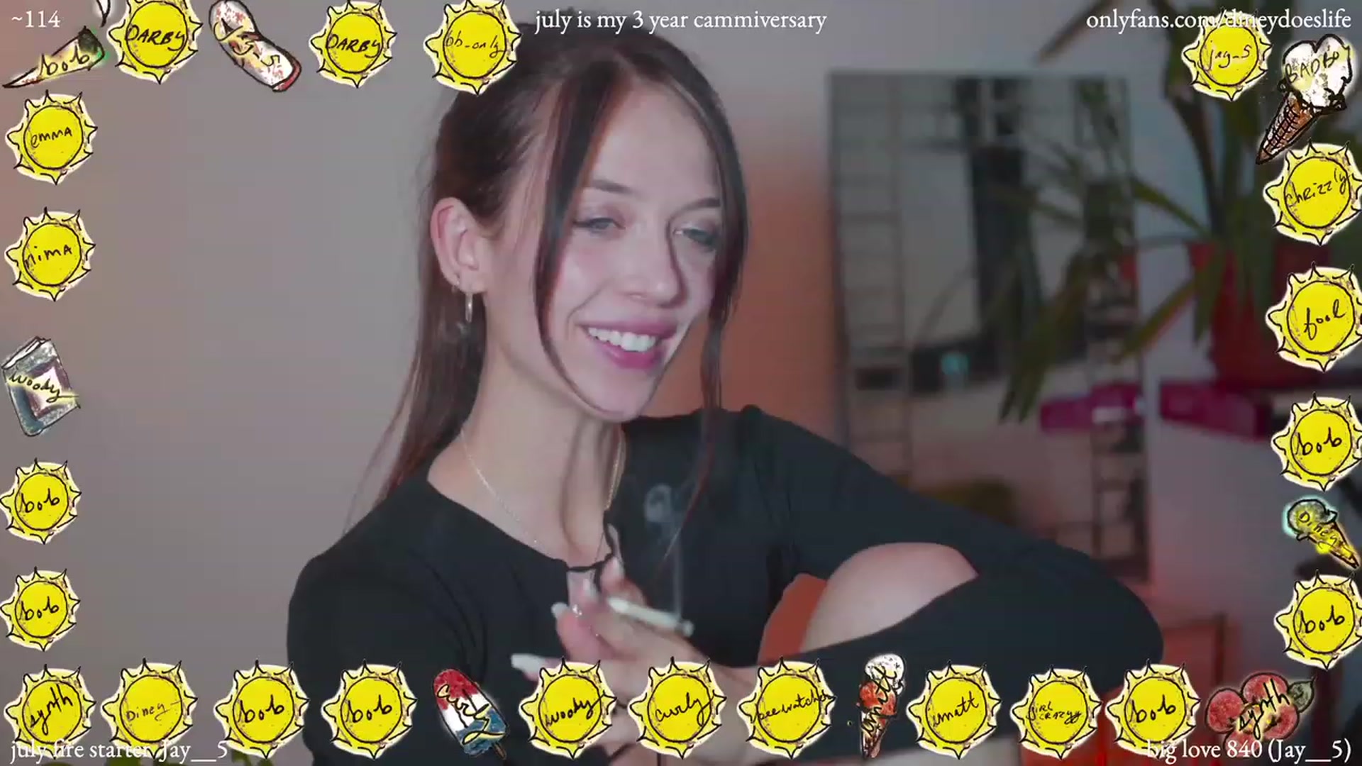 Gallery image thumbnail from diney_'s myfreecams stream on, 07/08/2023, 04:34 image 5 of 20
