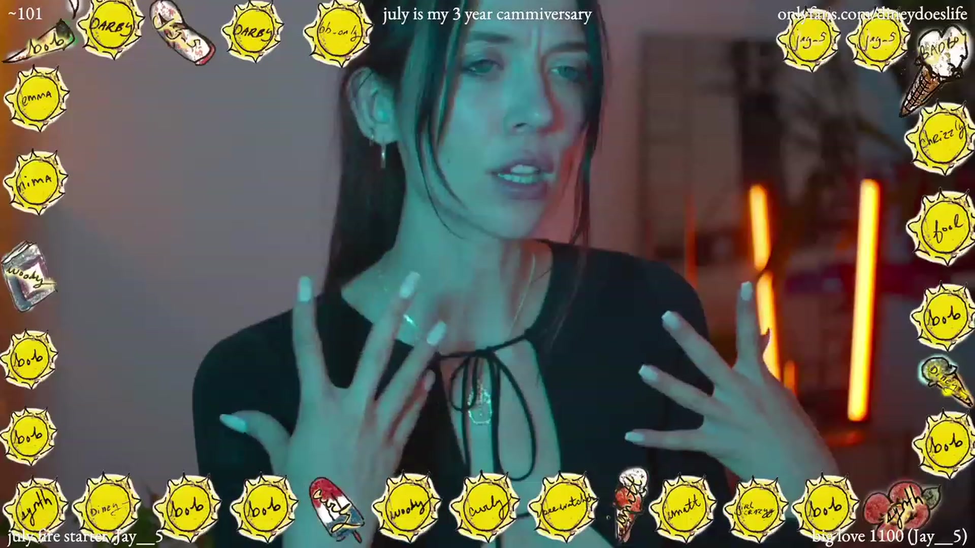 Gallery image thumbnail from diney_'s myfreecams stream on, 07/08/2023, 05:56 image 8 of 20