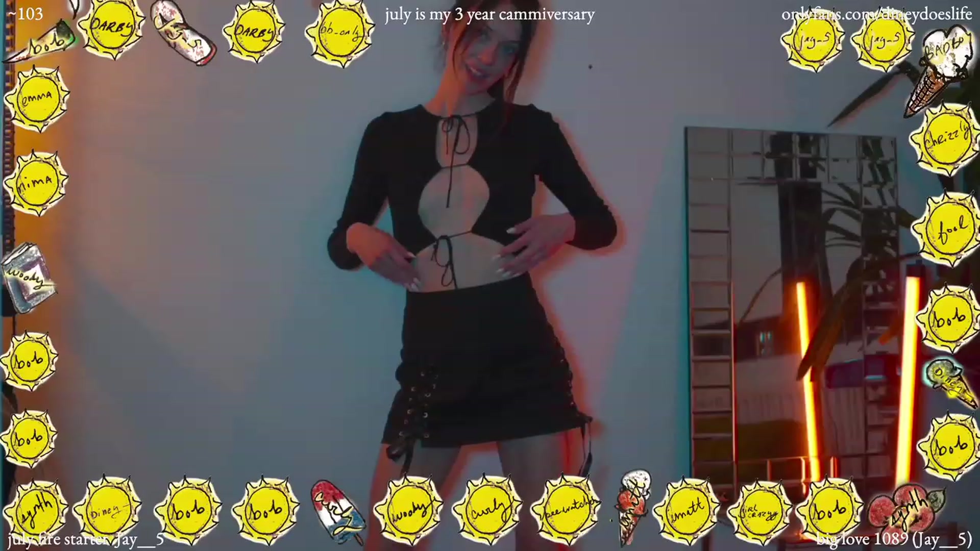 Gallery image thumbnail from diney_'s myfreecams stream on, 07/08/2023, 05:56 image 2 of 20