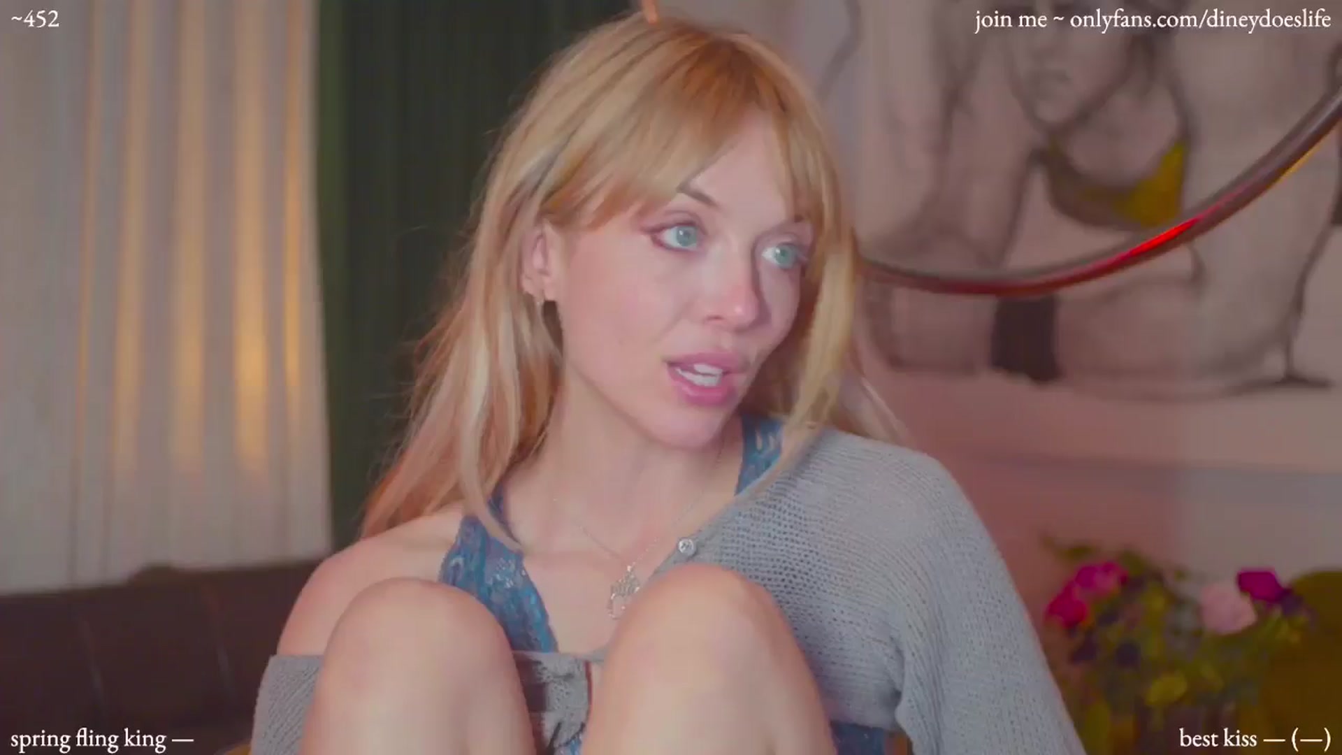 Gallery image thumbnail from diney_'s myfreecams stream on, 05/17/2024, 04:08 image 6 of 20
