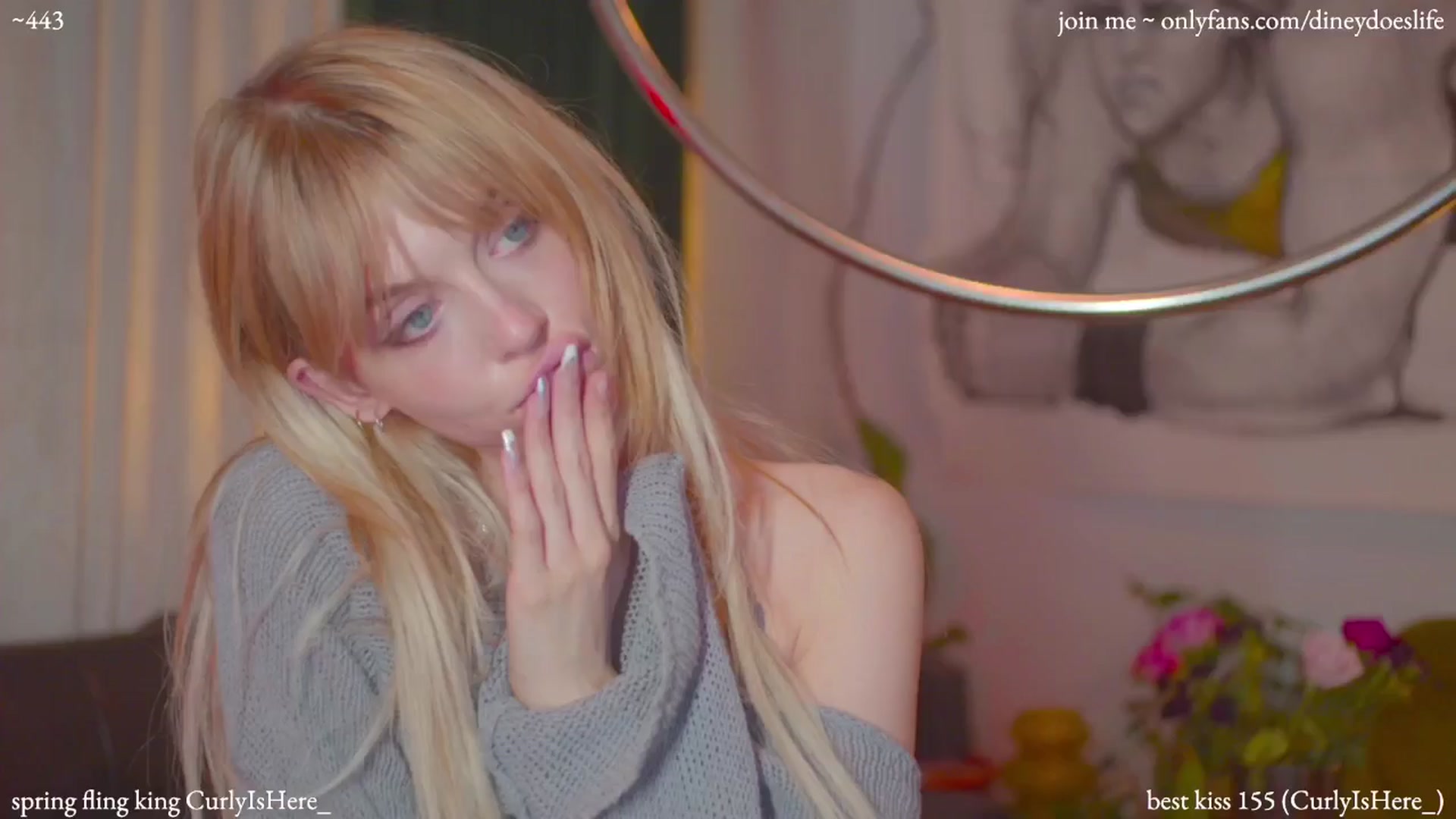 Gallery image thumbnail from diney_'s myfreecams stream on, 05/17/2024, 04:08 image 12 of 20