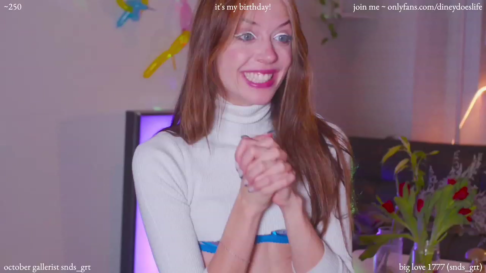 Gallery image thumbnail from diney_bday's myfreecams stream on, 10/19/2023, 04:51 image 8 of 20