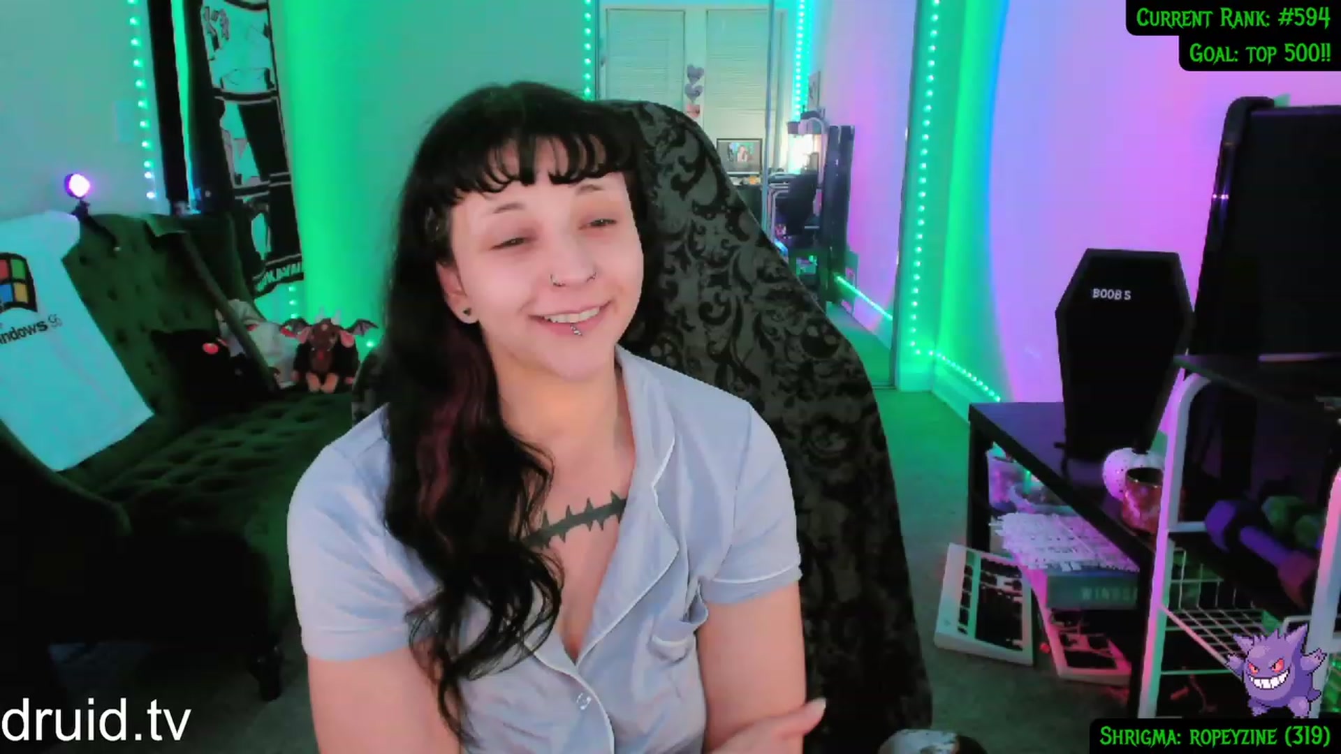 Gallery image thumbnail from druidjpg's myfreecams stream on, 03/18/2024, 05:24 image 8 of 20