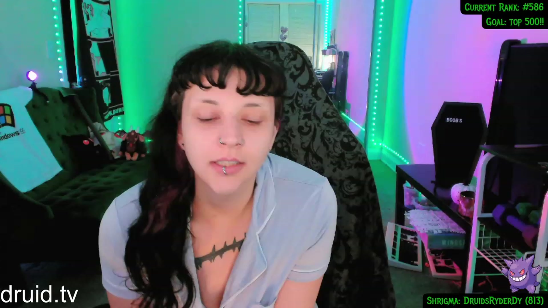 Gallery image thumbnail from druidjpg's myfreecams stream on, 03/18/2024, 05:24 image 9 of 20