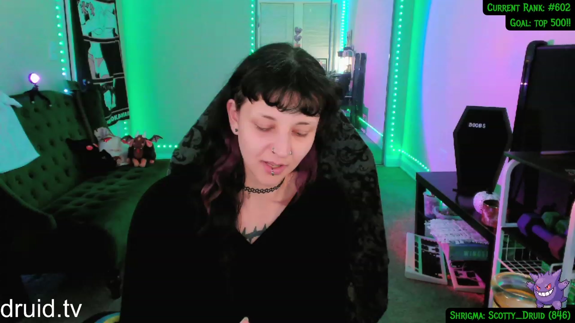 Gallery image thumbnail from druidjpg's myfreecams stream on, 03/19/2024, 05:23 image 1 of 20