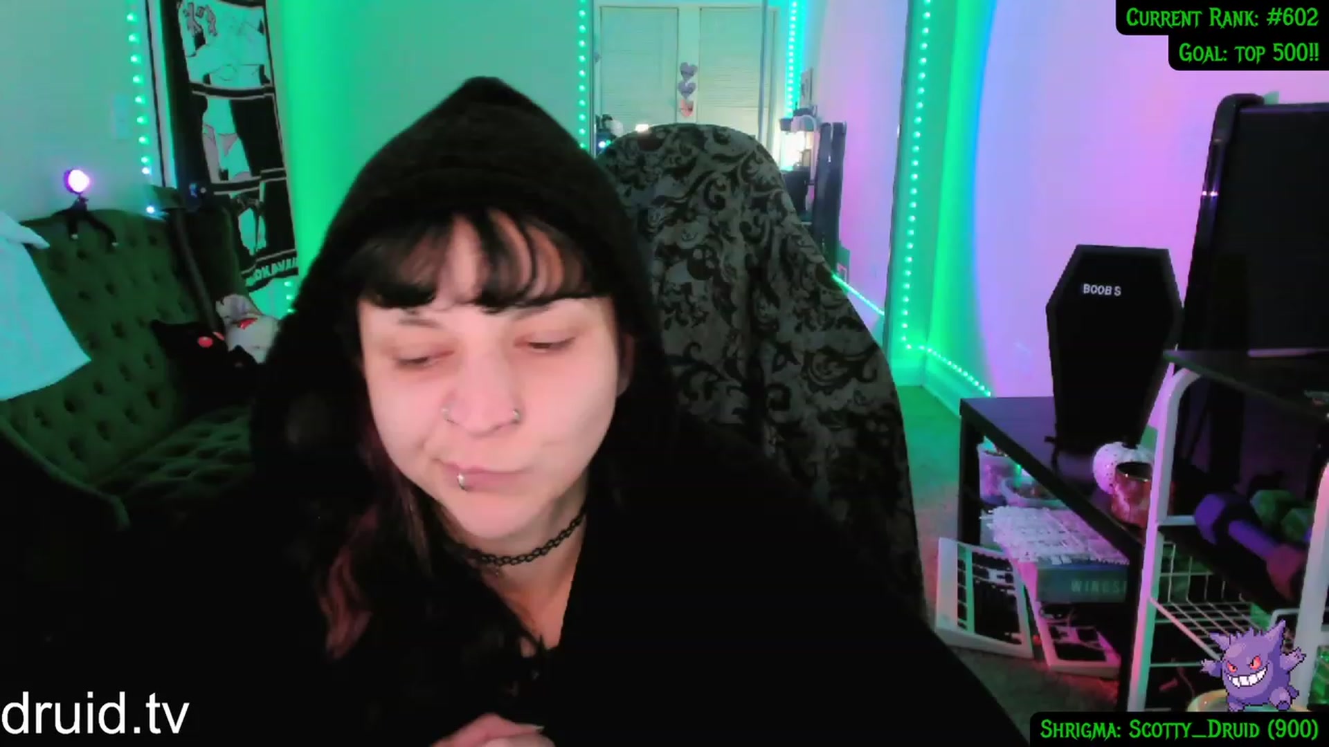 Gallery image thumbnail from druidjpg's myfreecams stream on, 03/19/2024, 05:23 image 10 of 20