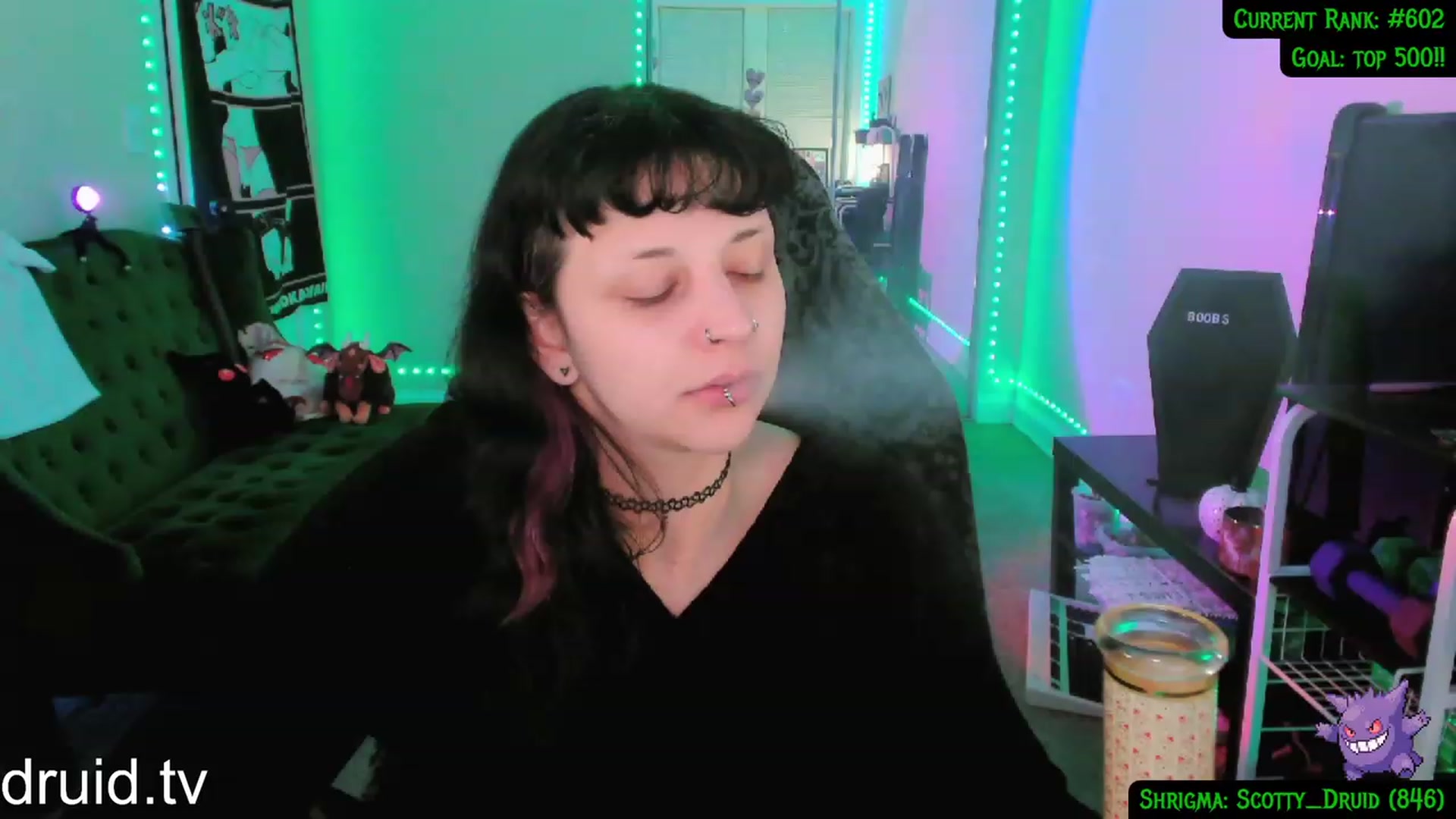 Gallery image thumbnail from druidjpg's myfreecams stream on, 03/19/2024, 05:23 image 6 of 20