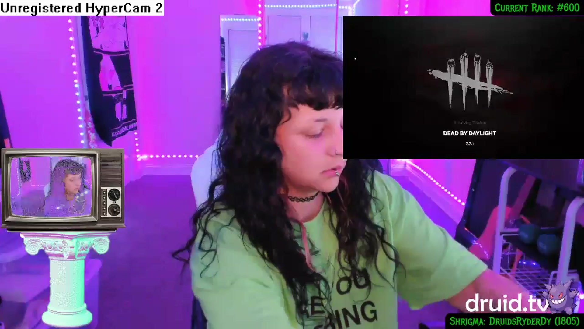 Gallery image thumbnail from druidjpg's myfreecams stream on, 05/20/2024, 07:54 image 4 of 20