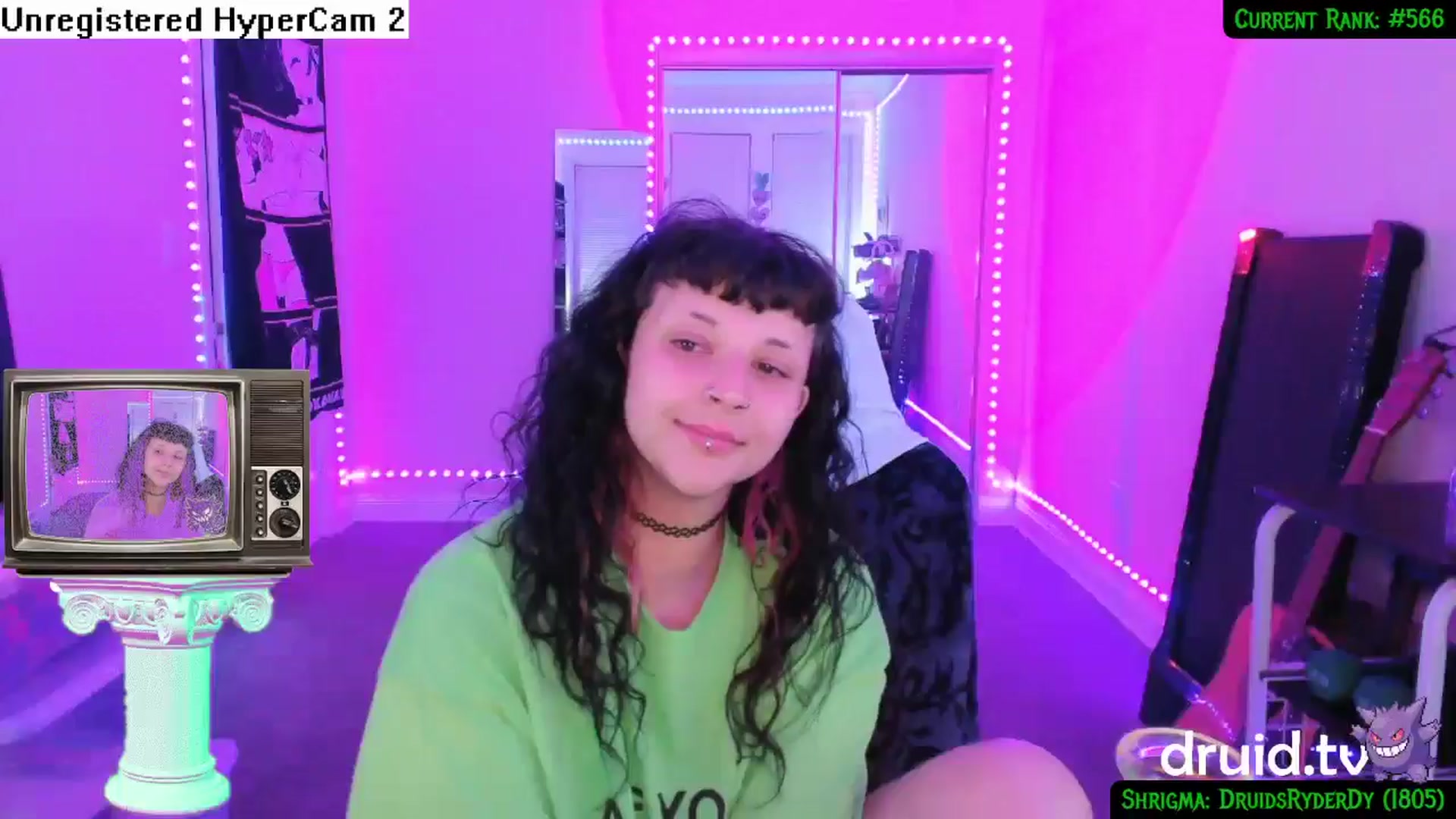 Gallery image thumbnail from druidjpg's myfreecams stream on, 05/20/2024, 07:54 image 16 of 20