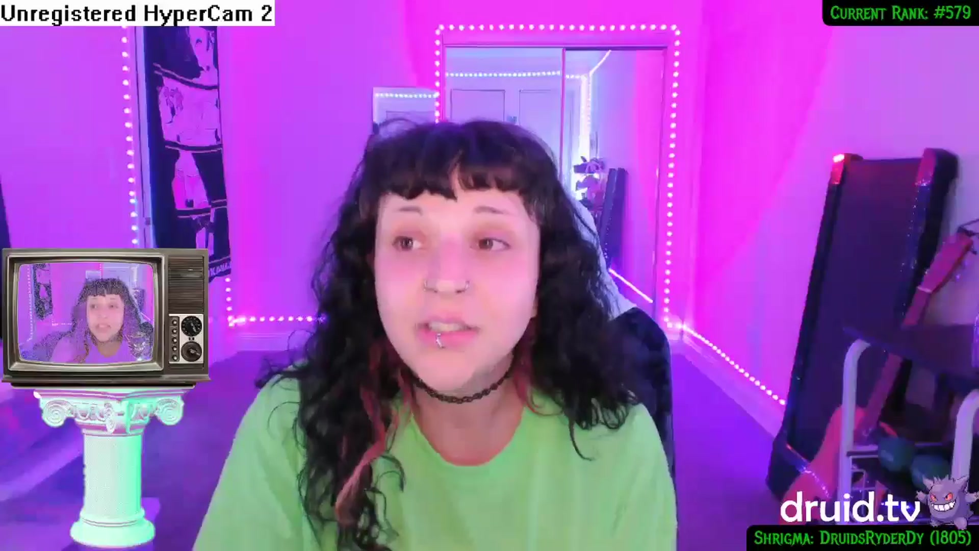 Gallery image thumbnail from druidjpg's myfreecams stream on, 05/20/2024, 07:54 image 12 of 20