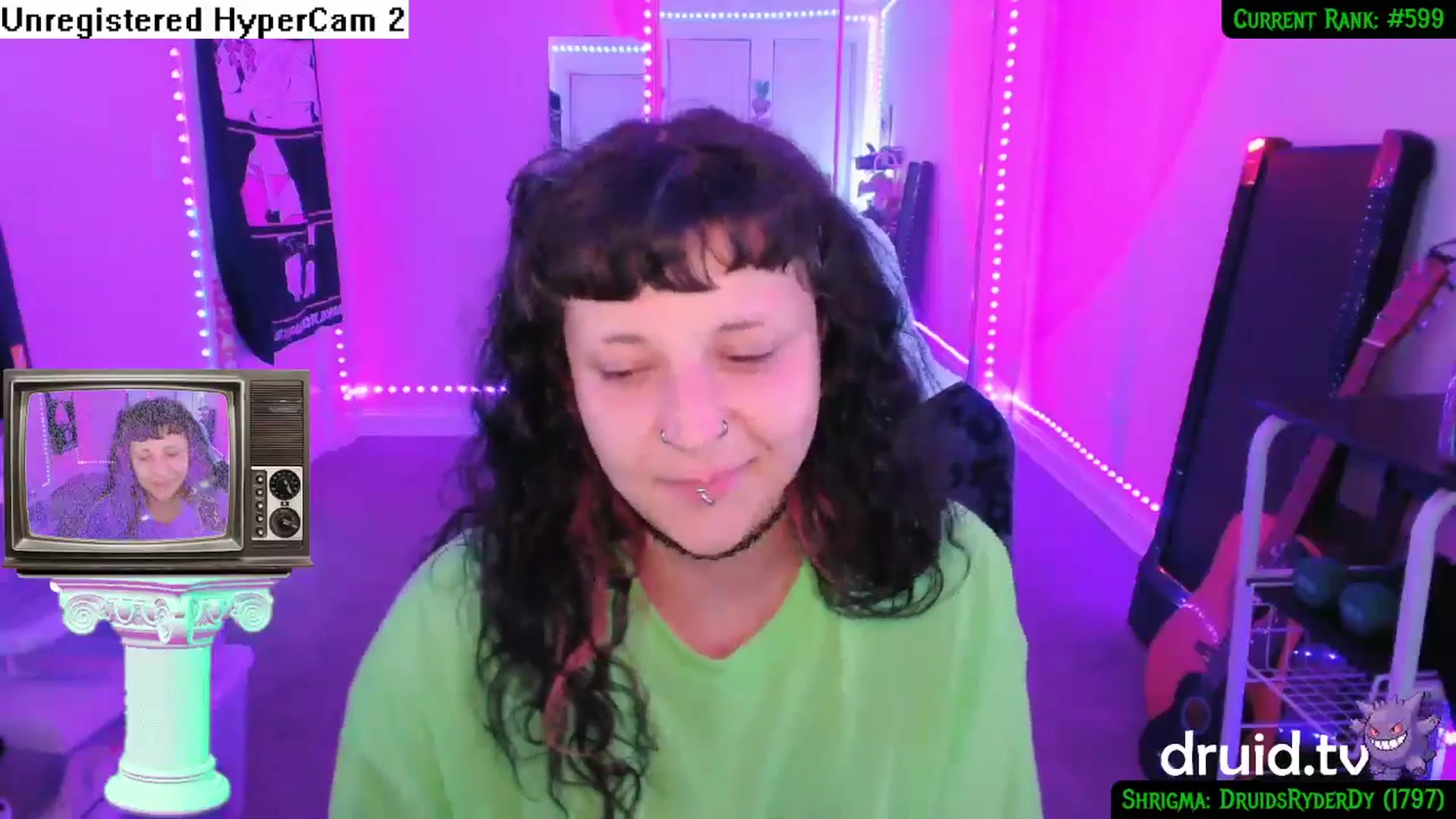 Gallery image thumbnail from druidjpg's myfreecams stream on, 05/20/2024, 07:54 image 3 of 20