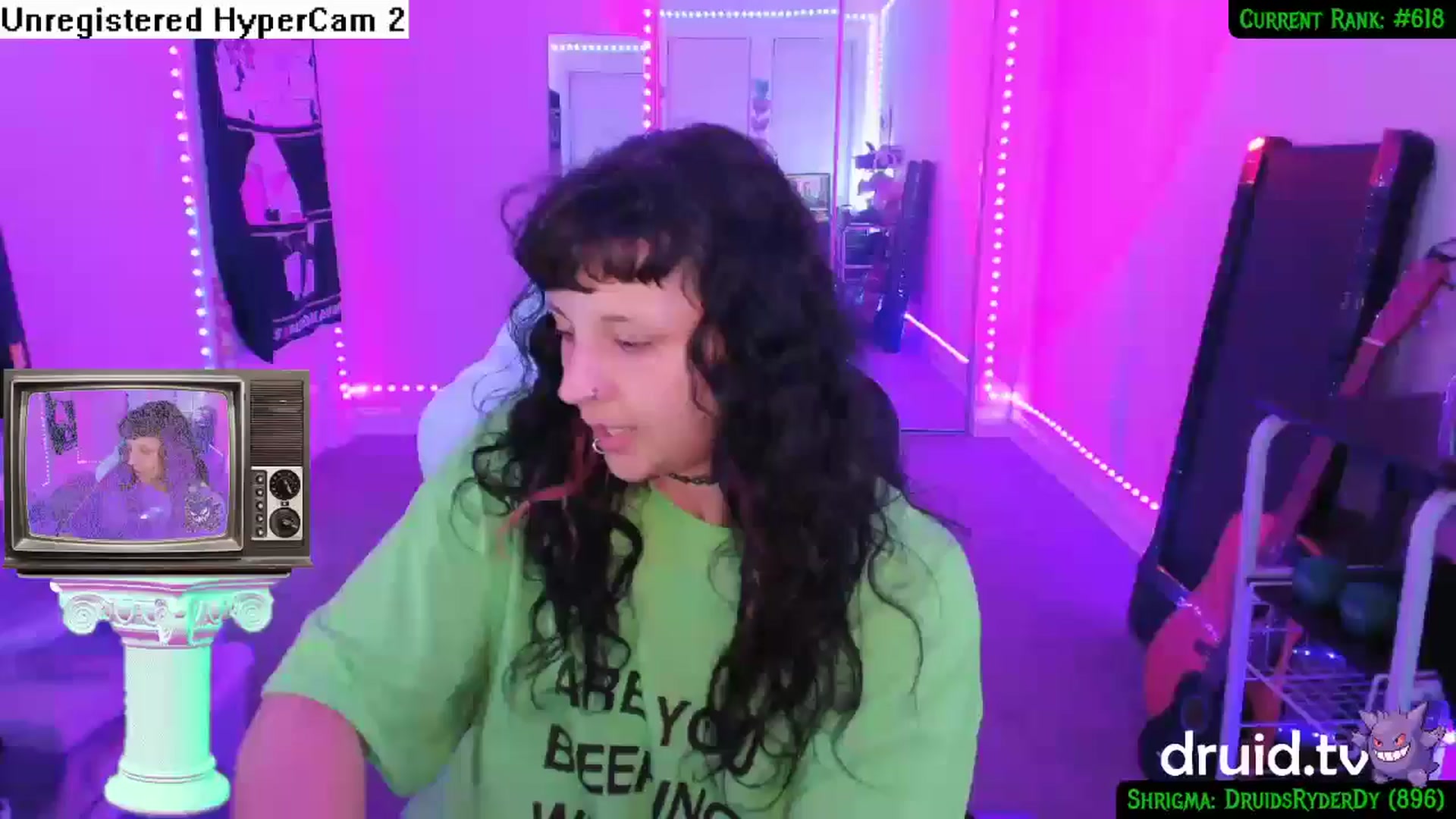 Gallery image thumbnail from druidjpg's myfreecams stream on, 05/20/2024, 07:54 image 1 of 20