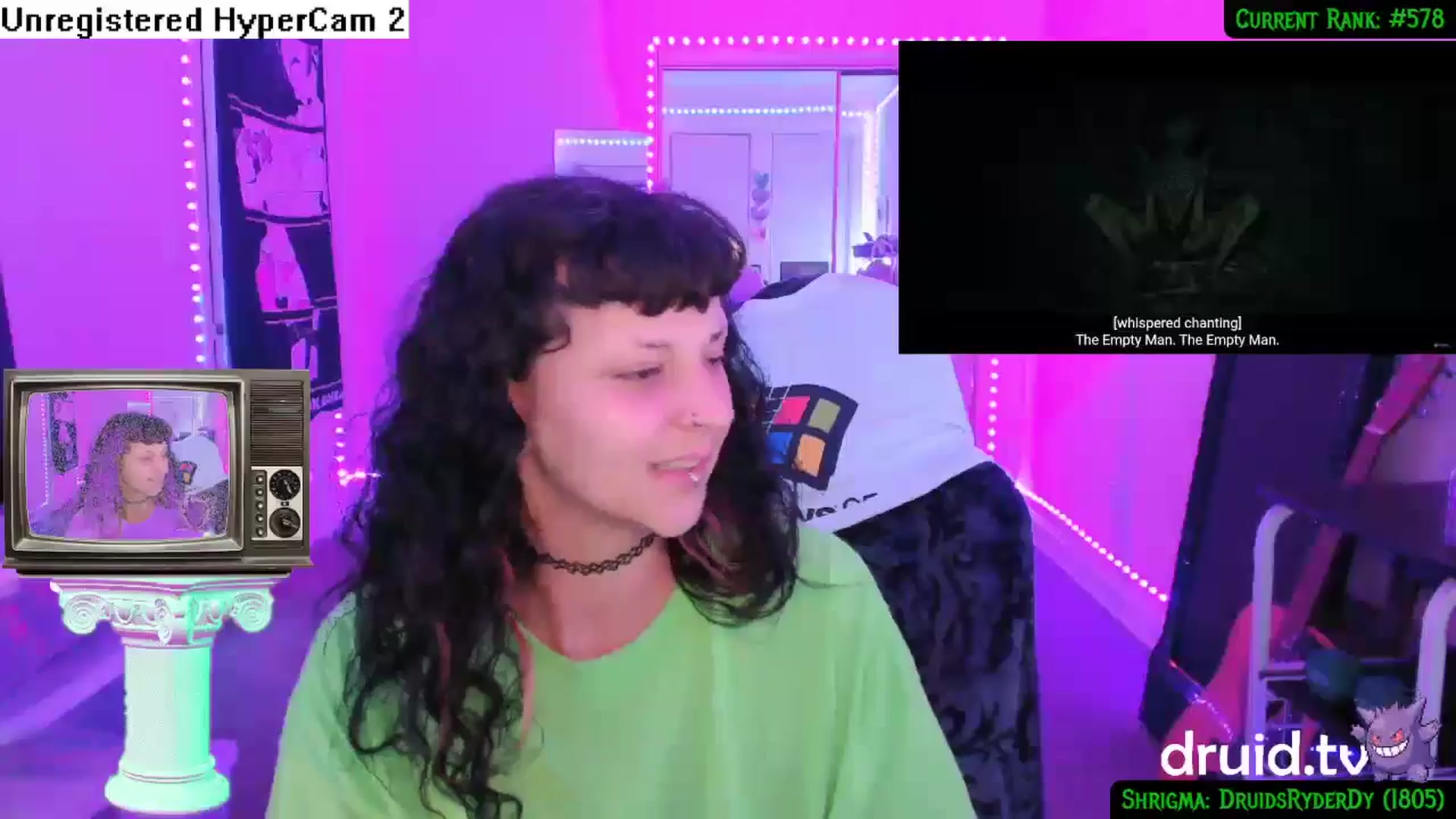 Gallery image thumbnail from druidjpg's myfreecams stream on, 05/20/2024, 07:54 image 11 of 20