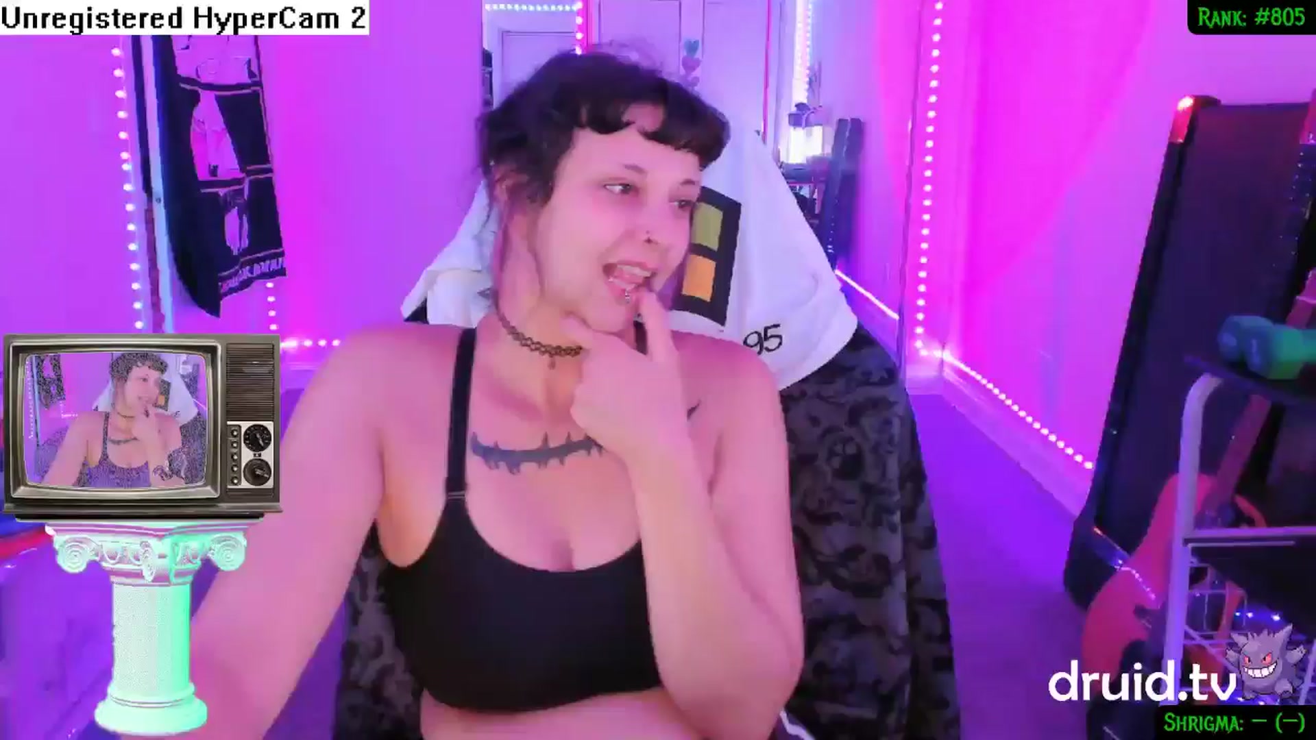 Gallery image thumbnail from druidjpg's myfreecams stream on, 06/03/2024, 02:53 image 4 of 20