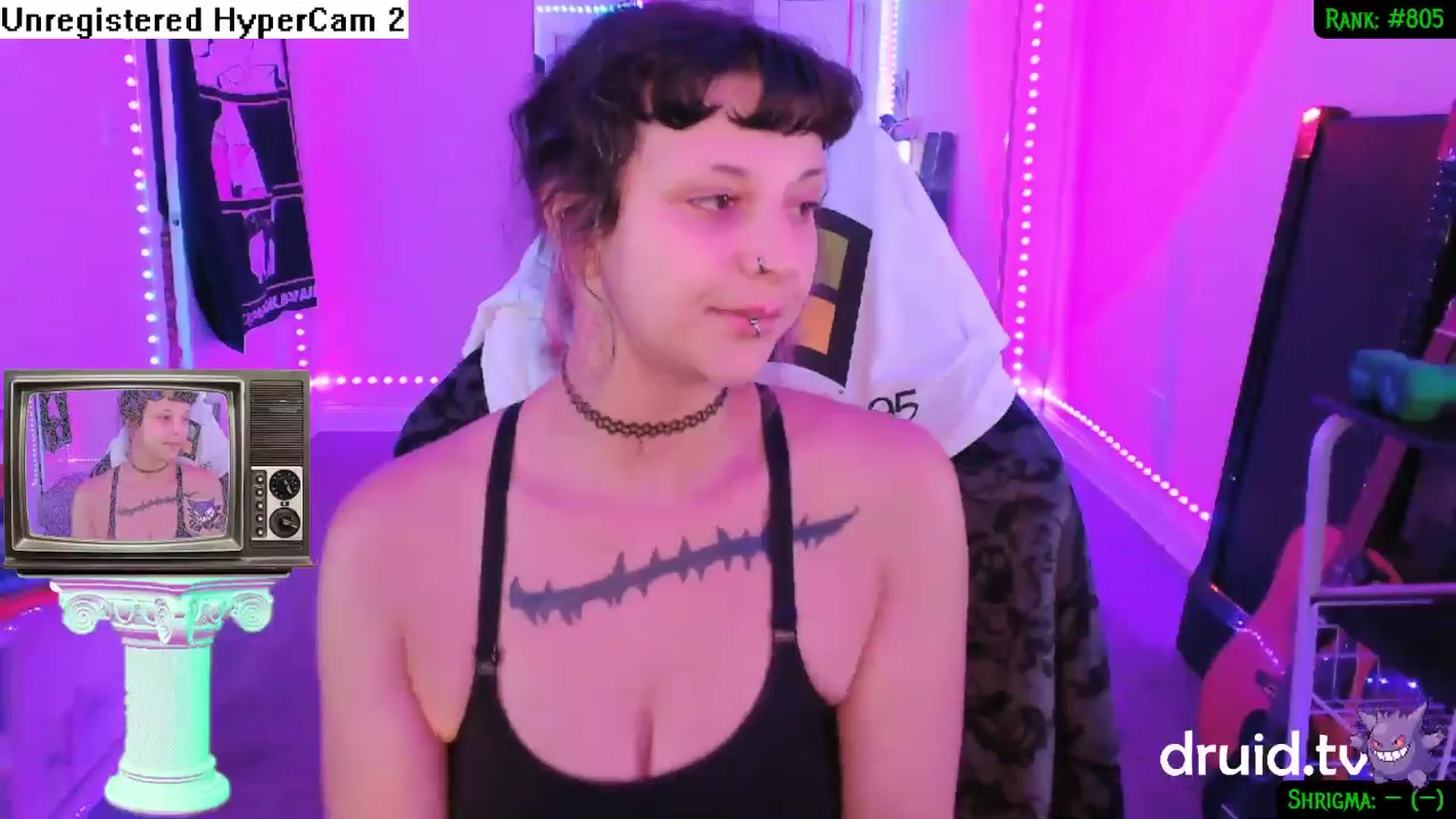 Gallery image thumbnail from druidjpg's myfreecams stream on, 06/03/2024, 02:53 image 5 of 20