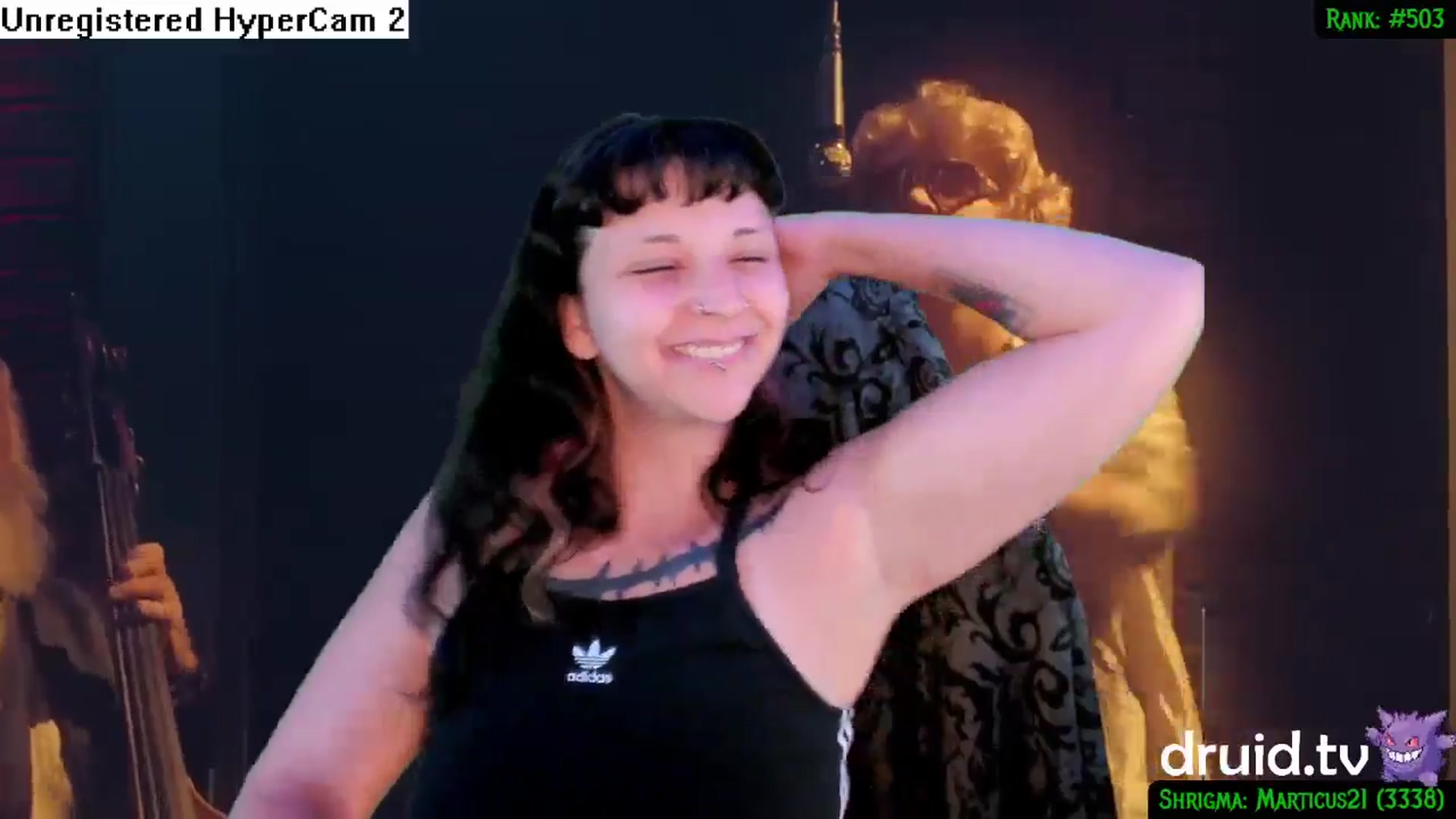 Gallery image thumbnail from druidjpg's myfreecams stream on, 06/11/2024, 05:44 image 13 of 20