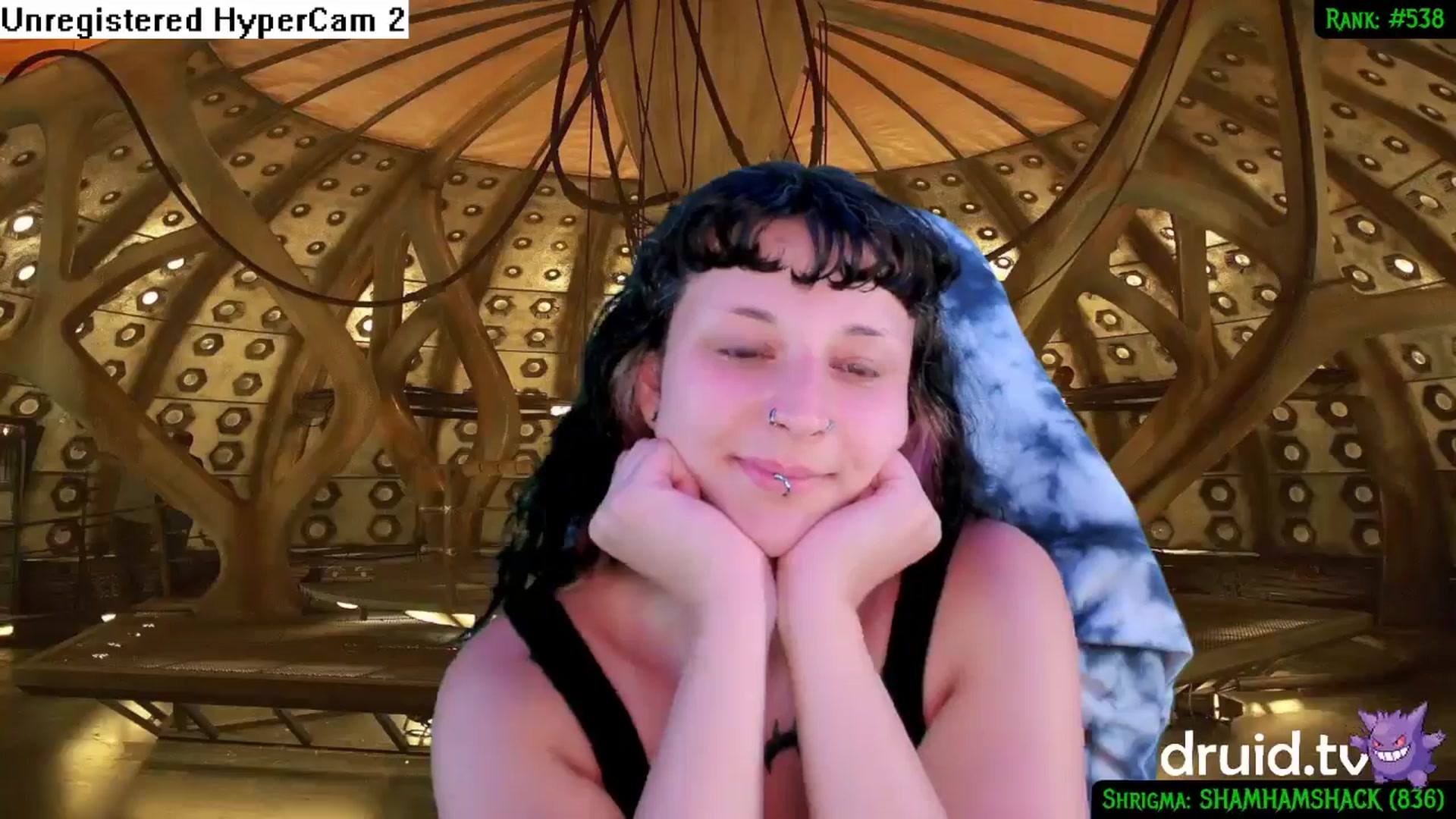 Gallery image thumbnail from druidjpg's myfreecams stream on, 06/17/2024, 02:49 image 12 of 20