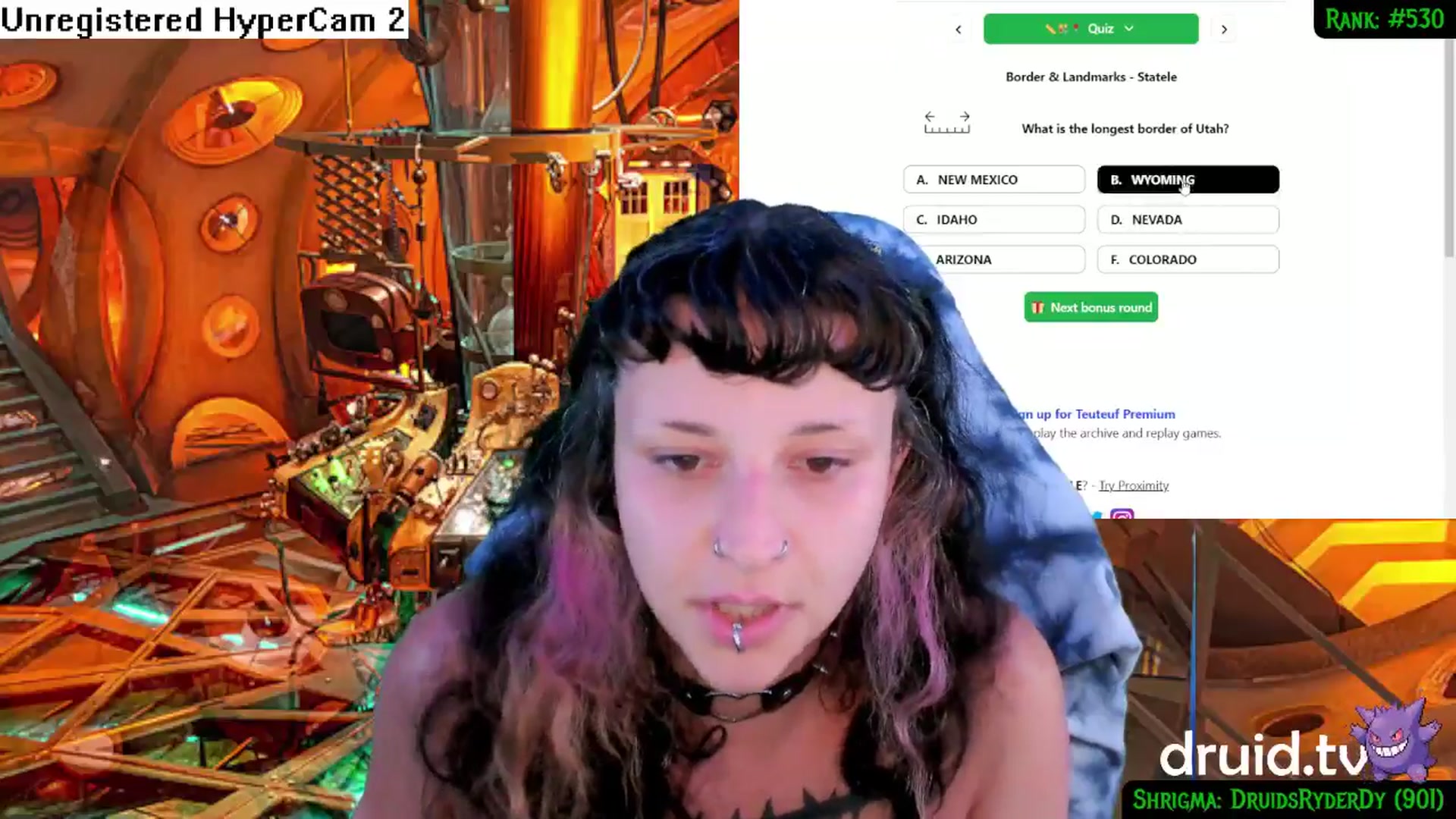Gallery image thumbnail from druidjpg's myfreecams stream on, 06/18/2024, 04:47 image 8 of 20
