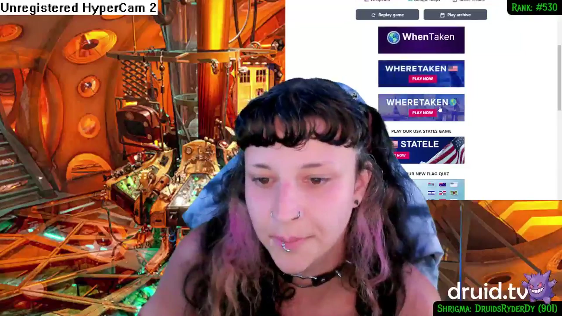 Gallery image thumbnail from druidjpg's myfreecams stream on, 06/18/2024, 04:47 image 6 of 20