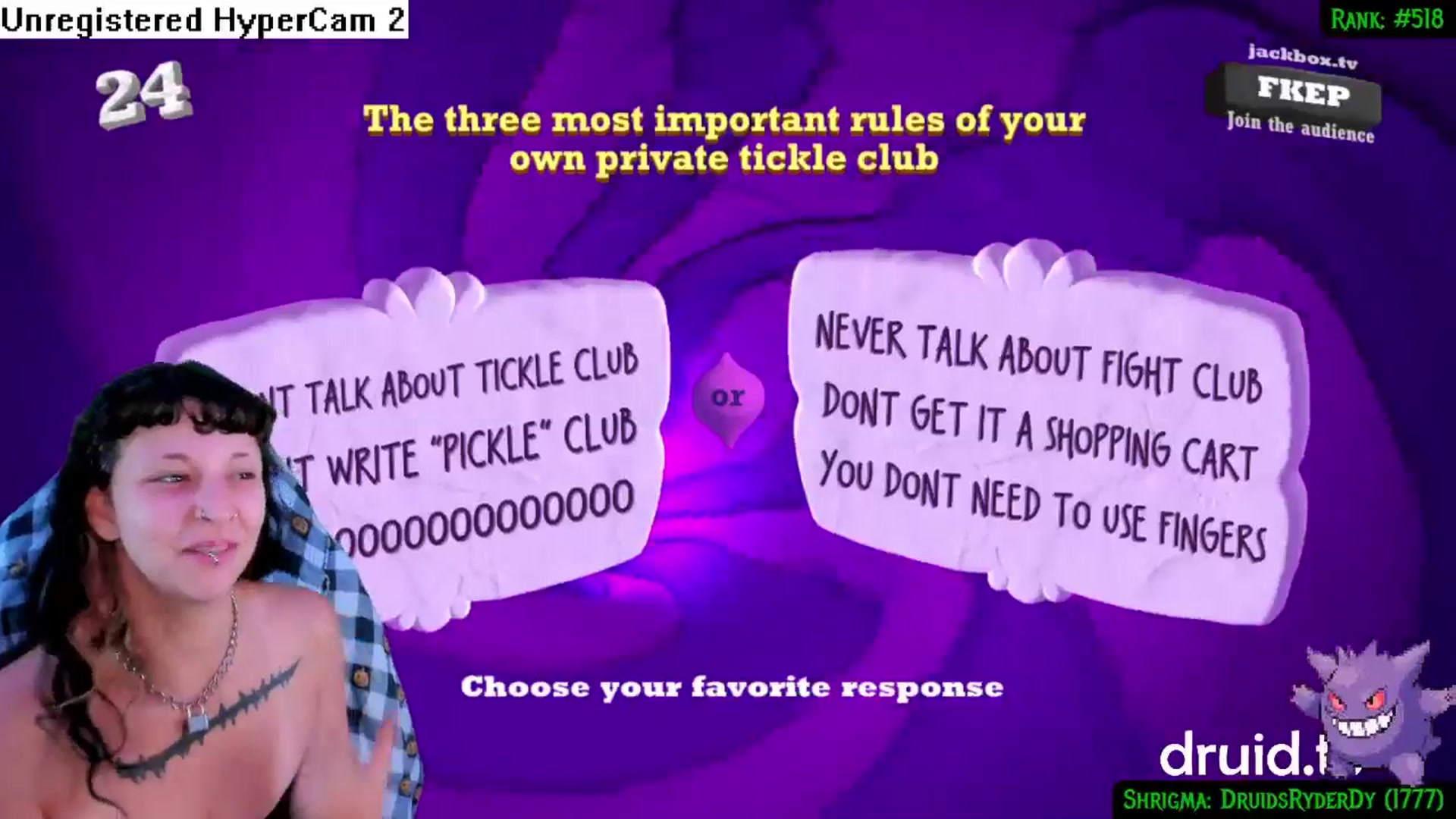 Gallery image thumbnail from druidjpg's myfreecams stream on, 06/20/2024, 04:46 image 11 of 20
