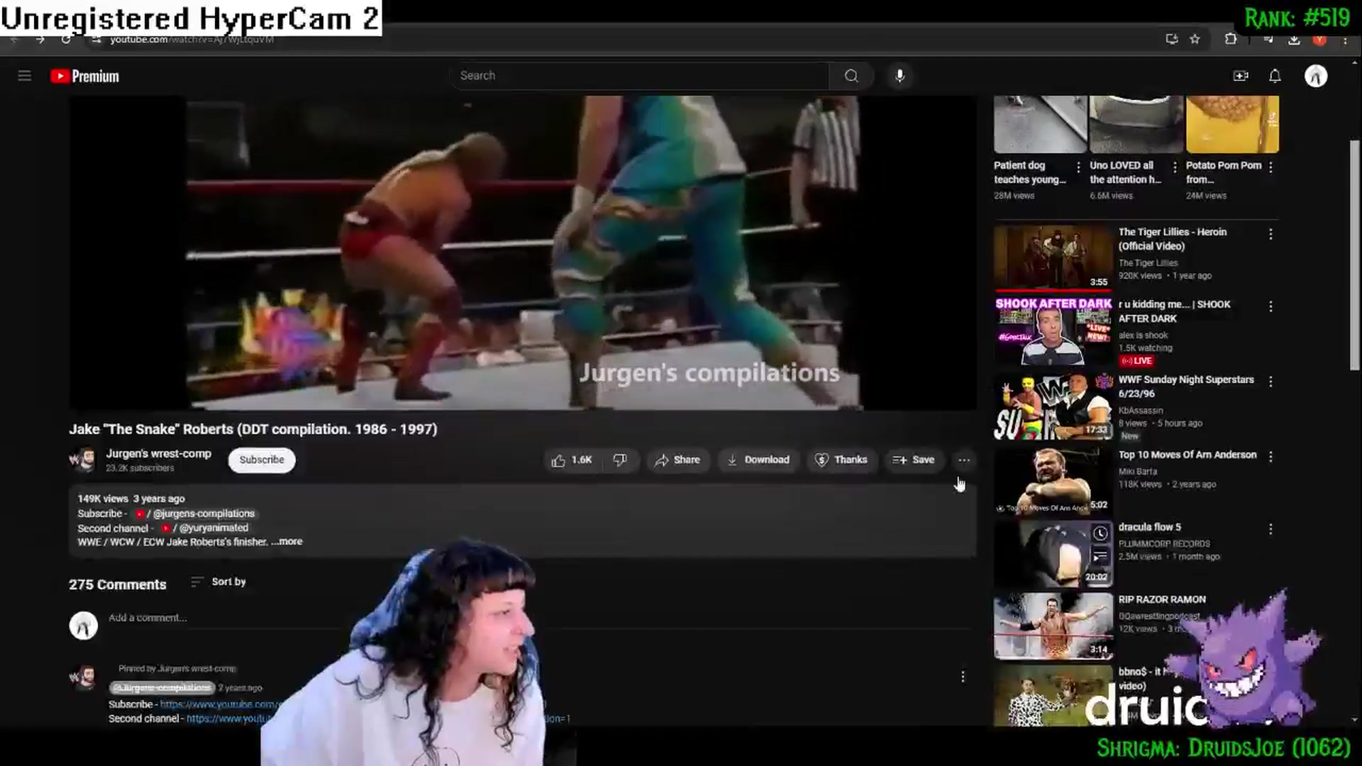 Gallery image thumbnail from druidjpg's myfreecams stream on, 06/24/2024, 03:56 image 5 of 20