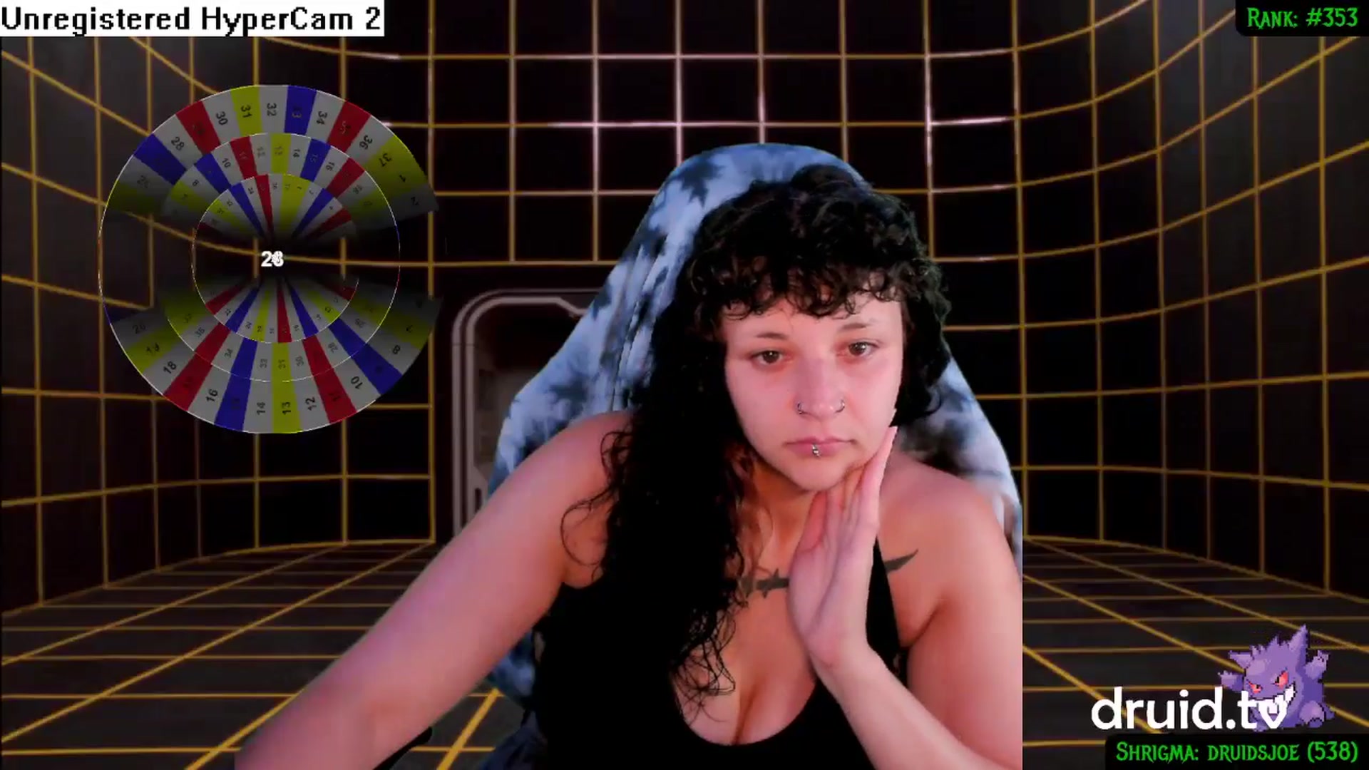 Gallery image thumbnail from druidjpg's myfreecams stream on, 06/29/2024, 05:06 image 5 of 20