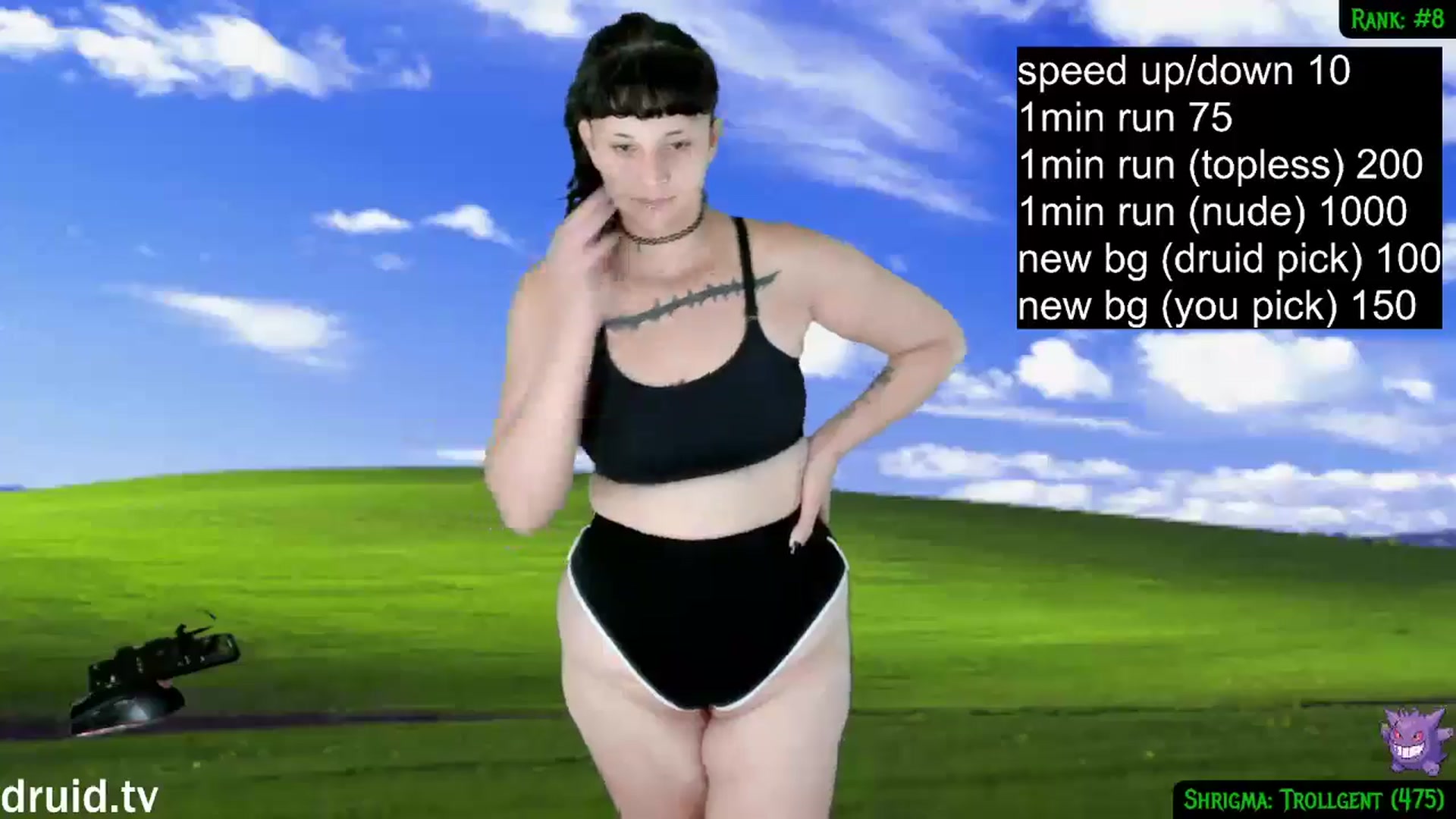 Gallery image thumbnail from druidjpg's myfreecams stream on, 07/03/2024, 05:03 image 14 of 20