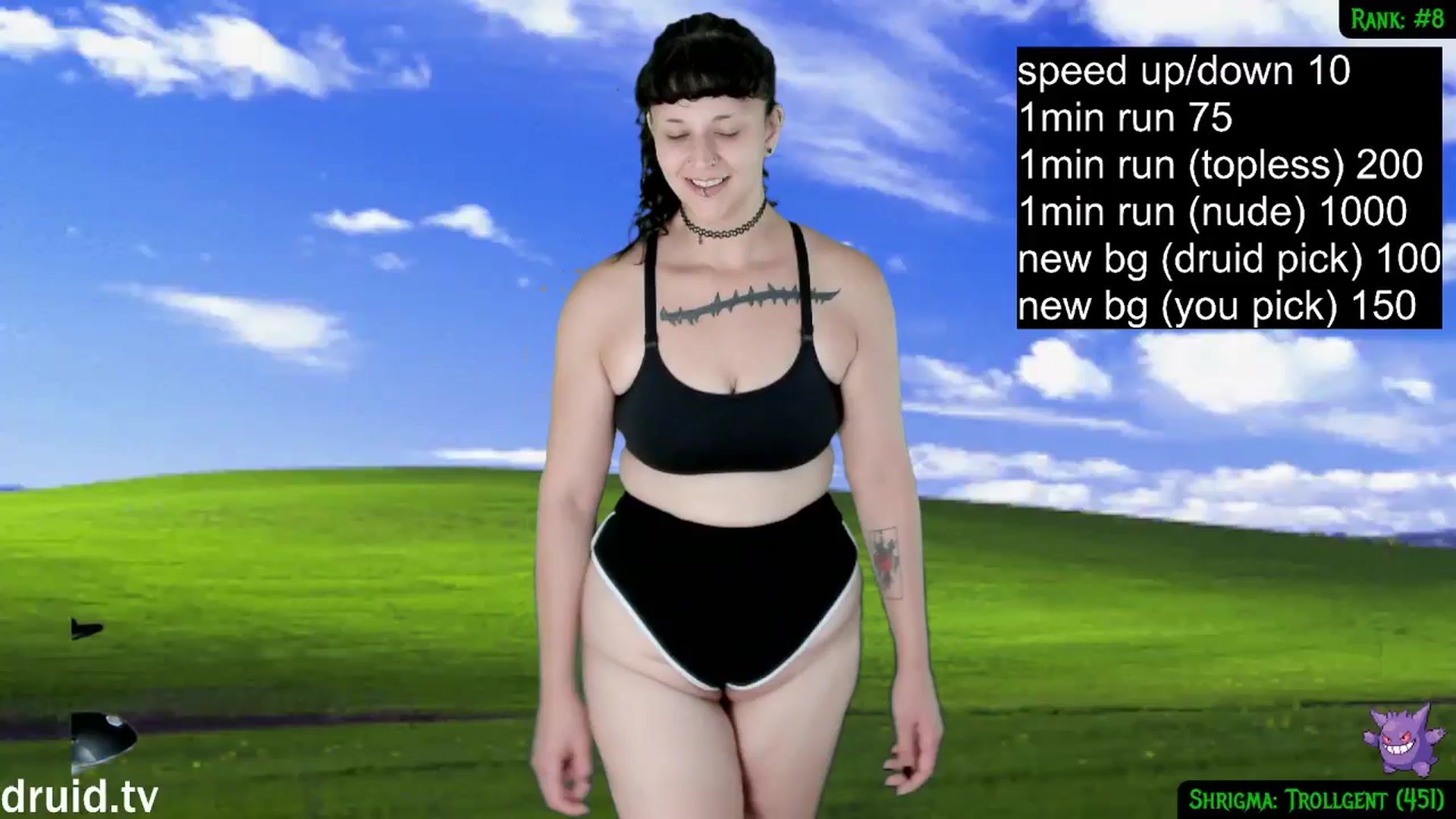 Gallery image thumbnail from druidjpg's myfreecams stream on, 07/03/2024, 05:03 image 12 of 20