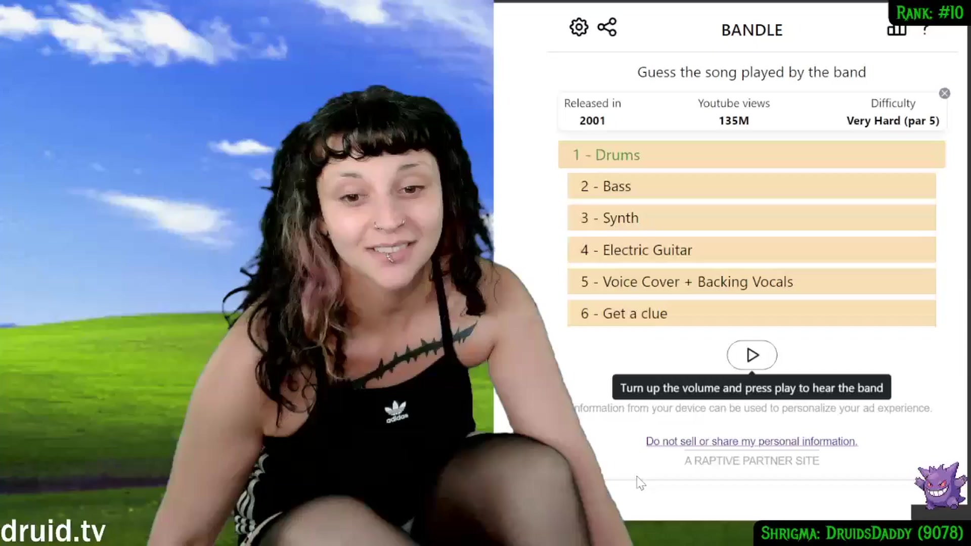 Gallery image thumbnail from druidjpg's myfreecams stream on, 07/04/2024, 04:49 image 18 of 20