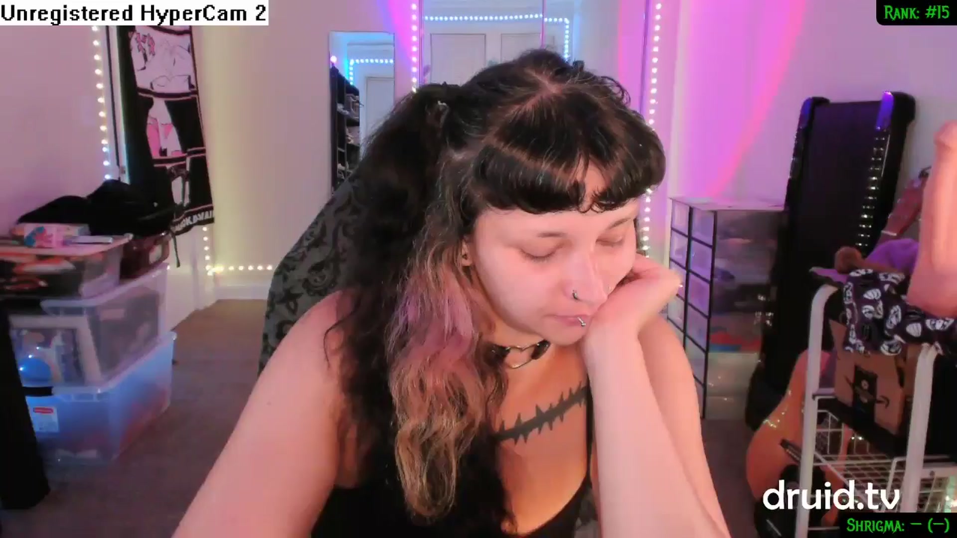 Gallery image thumbnail from druidjpg's myfreecams stream on, 07/06/2024, 05:04 image 4 of 20
