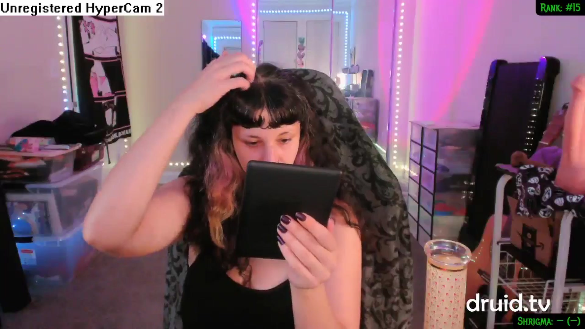 Gallery image thumbnail from druidjpg's myfreecams stream on, 07/06/2024, 05:04 image 6 of 20