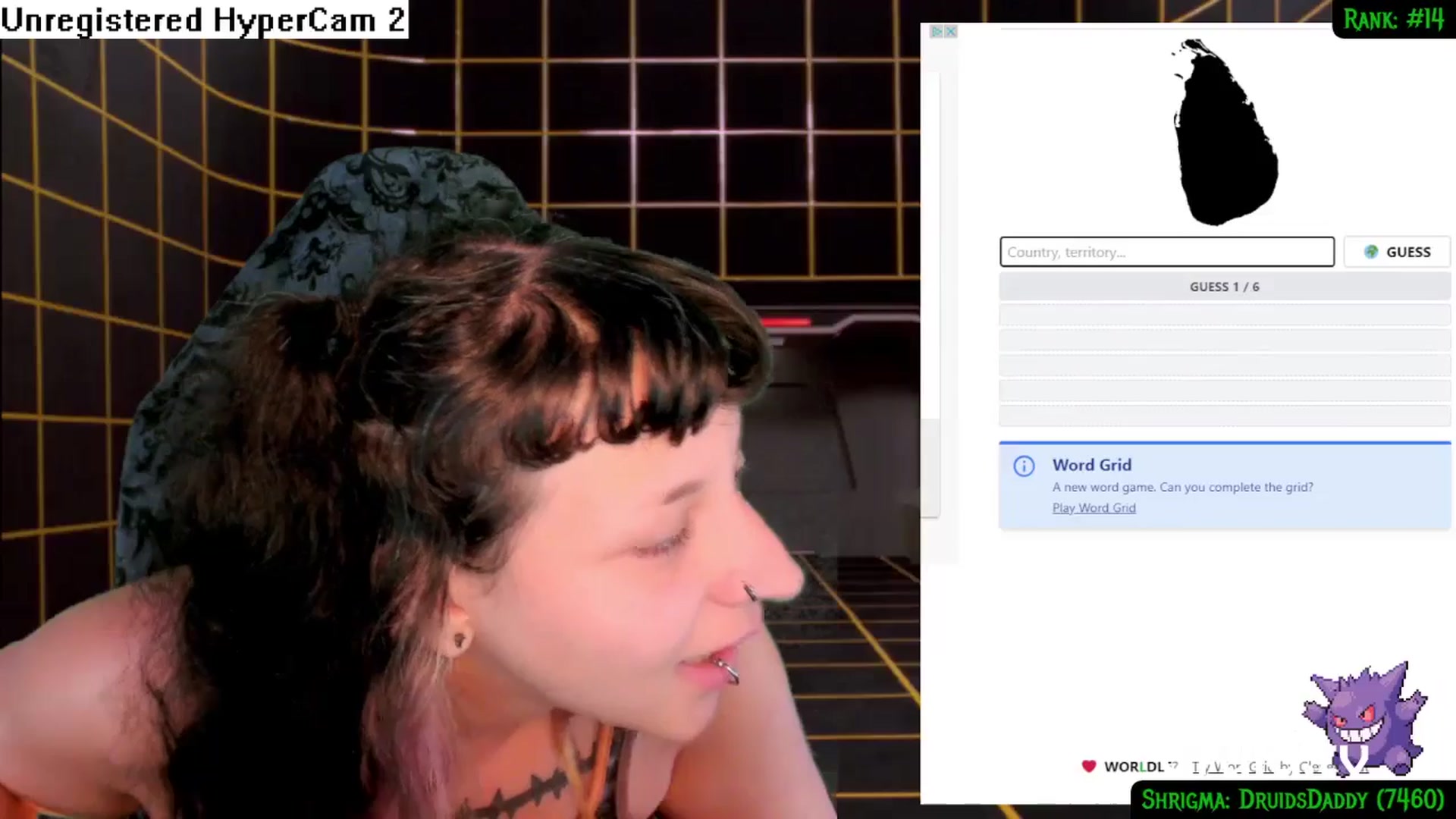 Gallery image thumbnail from druidjpg's myfreecams stream on, 07/08/2024, 05:19 image 18 of 20