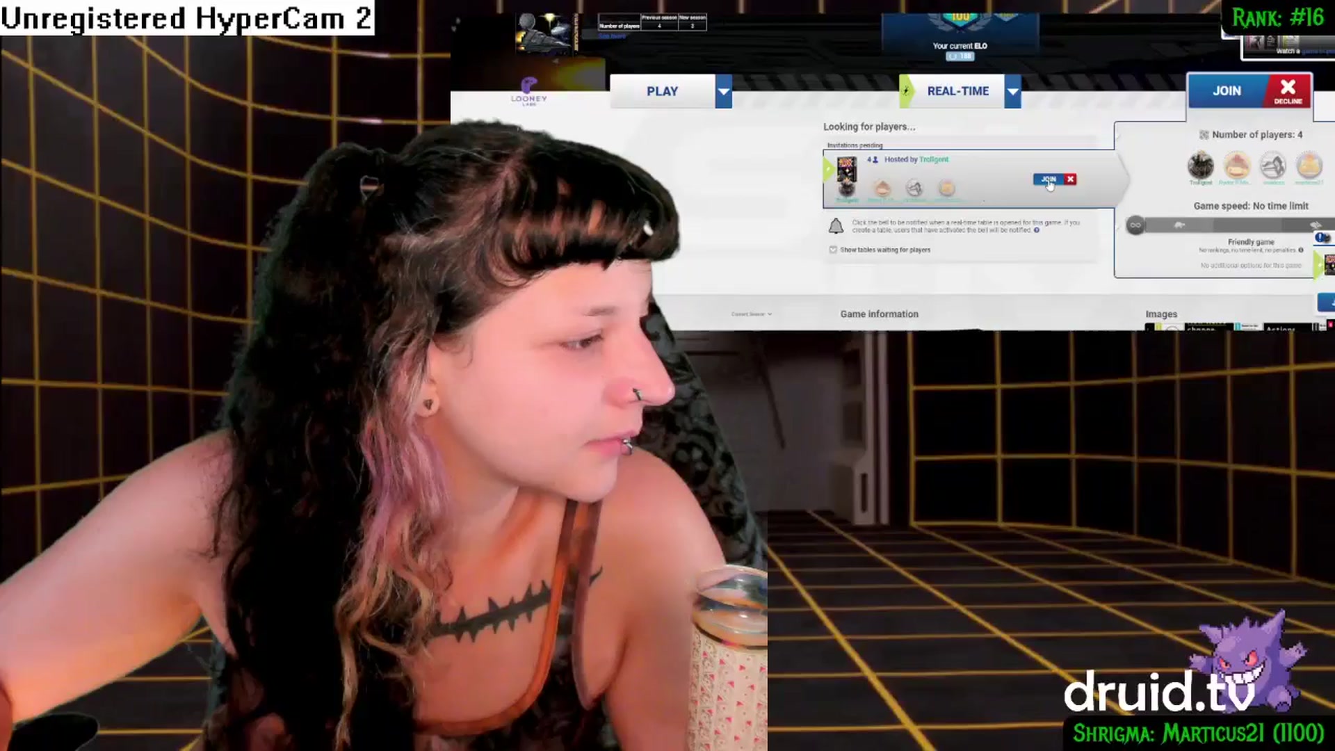 Gallery image thumbnail from druidjpg's myfreecams stream on, 07/08/2024, 05:19 image 5 of 20