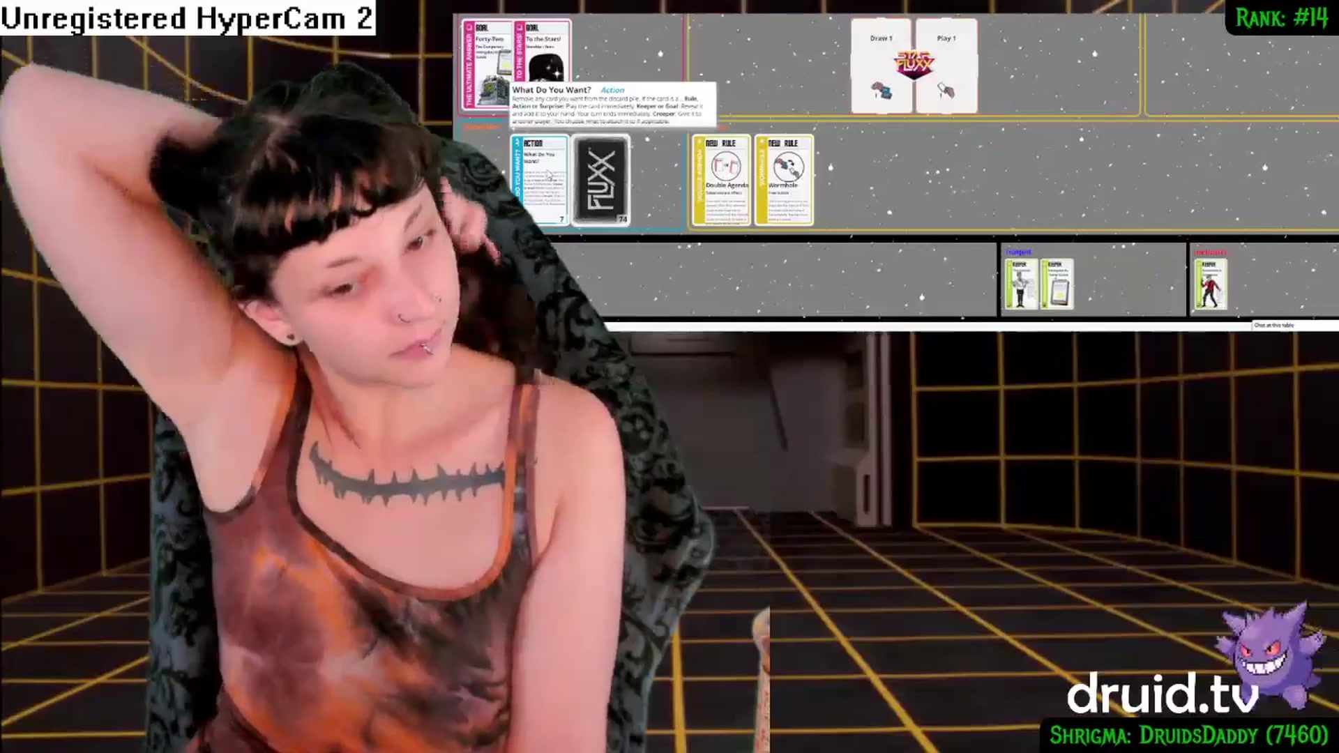 Gallery image thumbnail from druidjpg's myfreecams stream on, 07/08/2024, 05:19 image 6 of 20