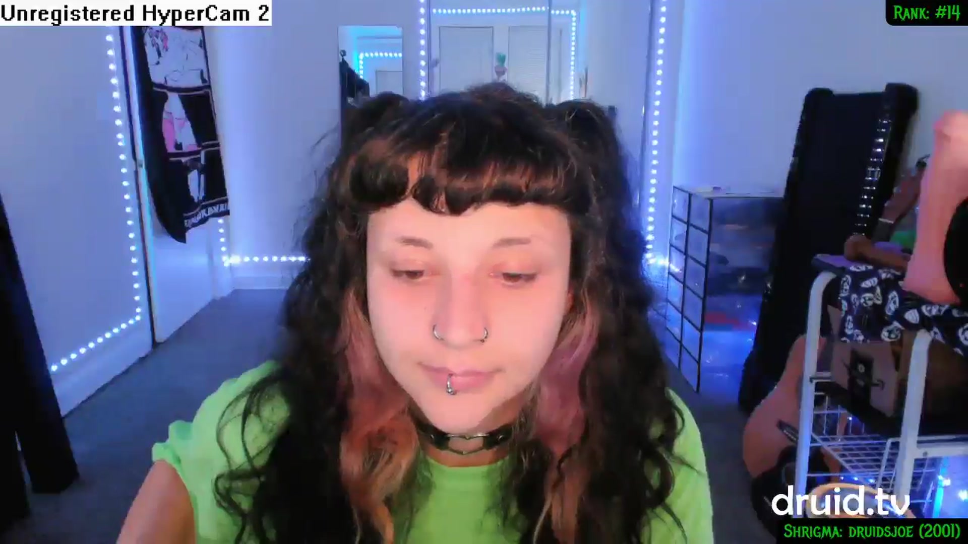Gallery image thumbnail from druidjpg's myfreecams stream on, 07/10/2024, 03:41 image 18 of 20