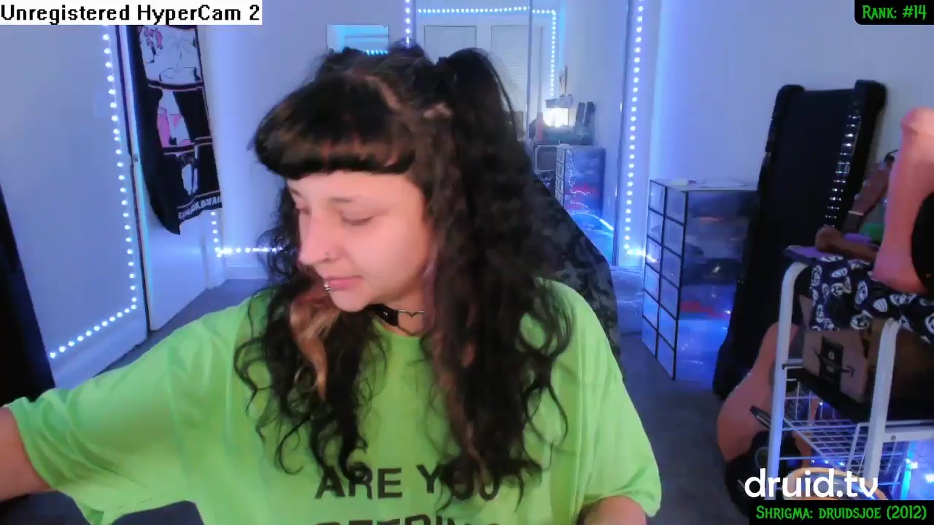 Gallery image thumbnail from druidjpg's myfreecams stream on, 07/10/2024, 03:41 image 20 of 20