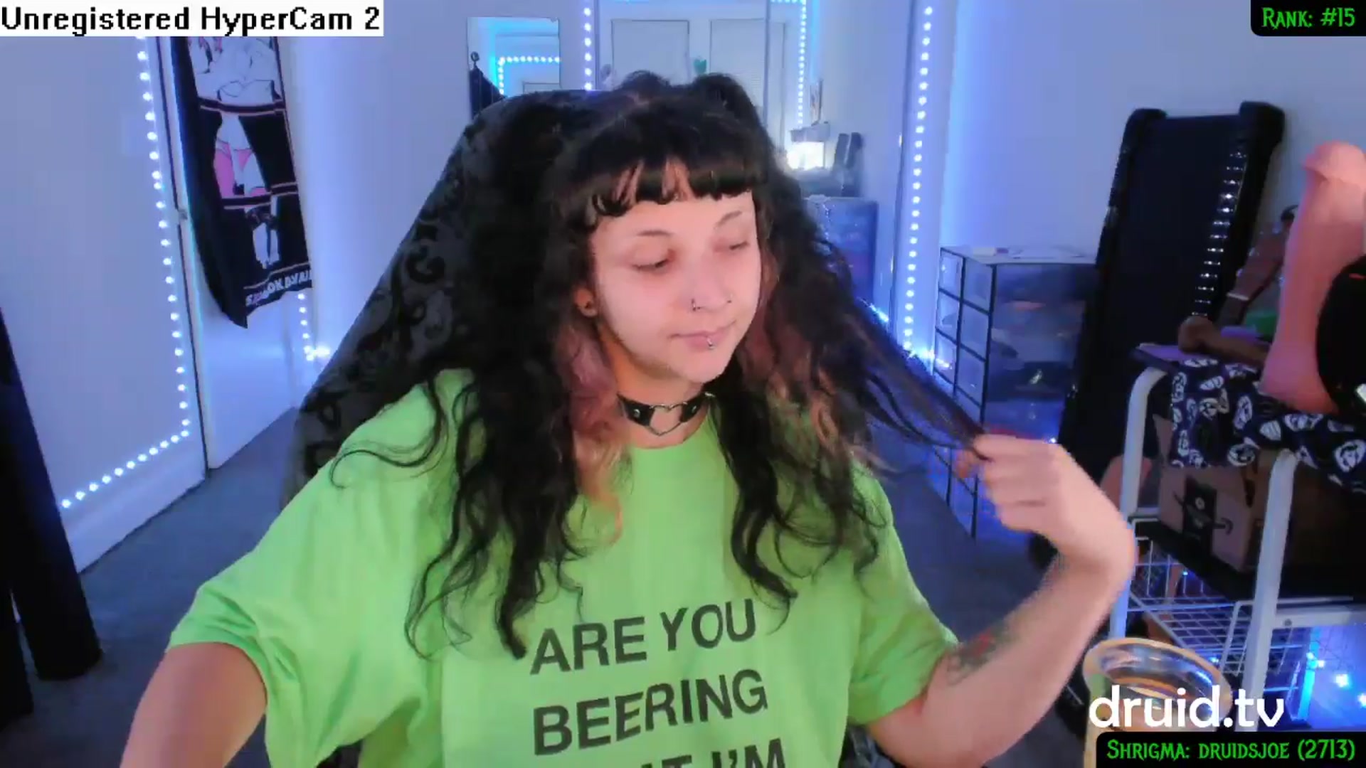 Gallery image thumbnail from druidjpg's myfreecams stream on, 07/10/2024, 05:02 image 14 of 20