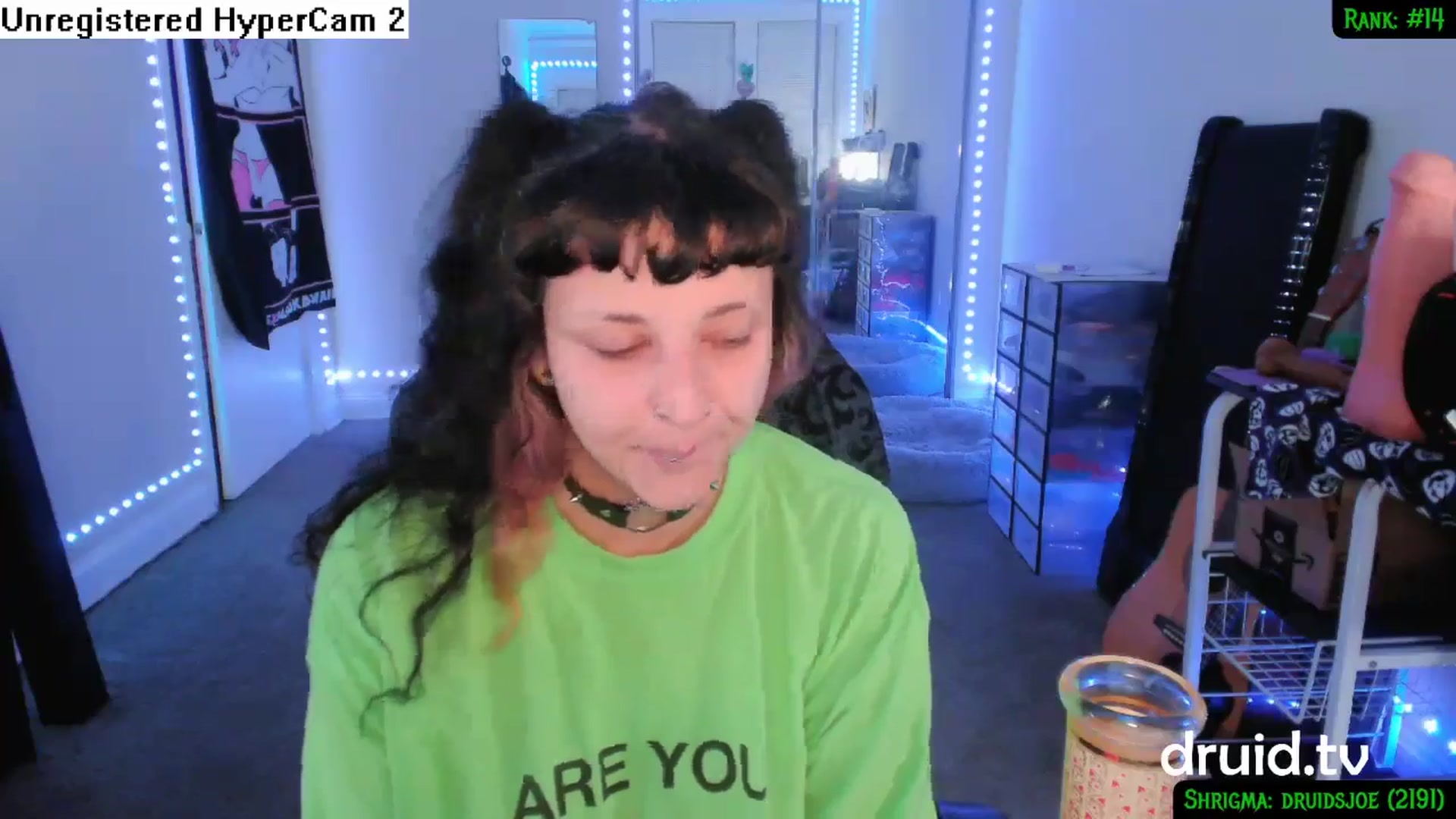 Gallery image thumbnail from druidjpg's myfreecams stream on, 07/10/2024, 05:02 image 4 of 20